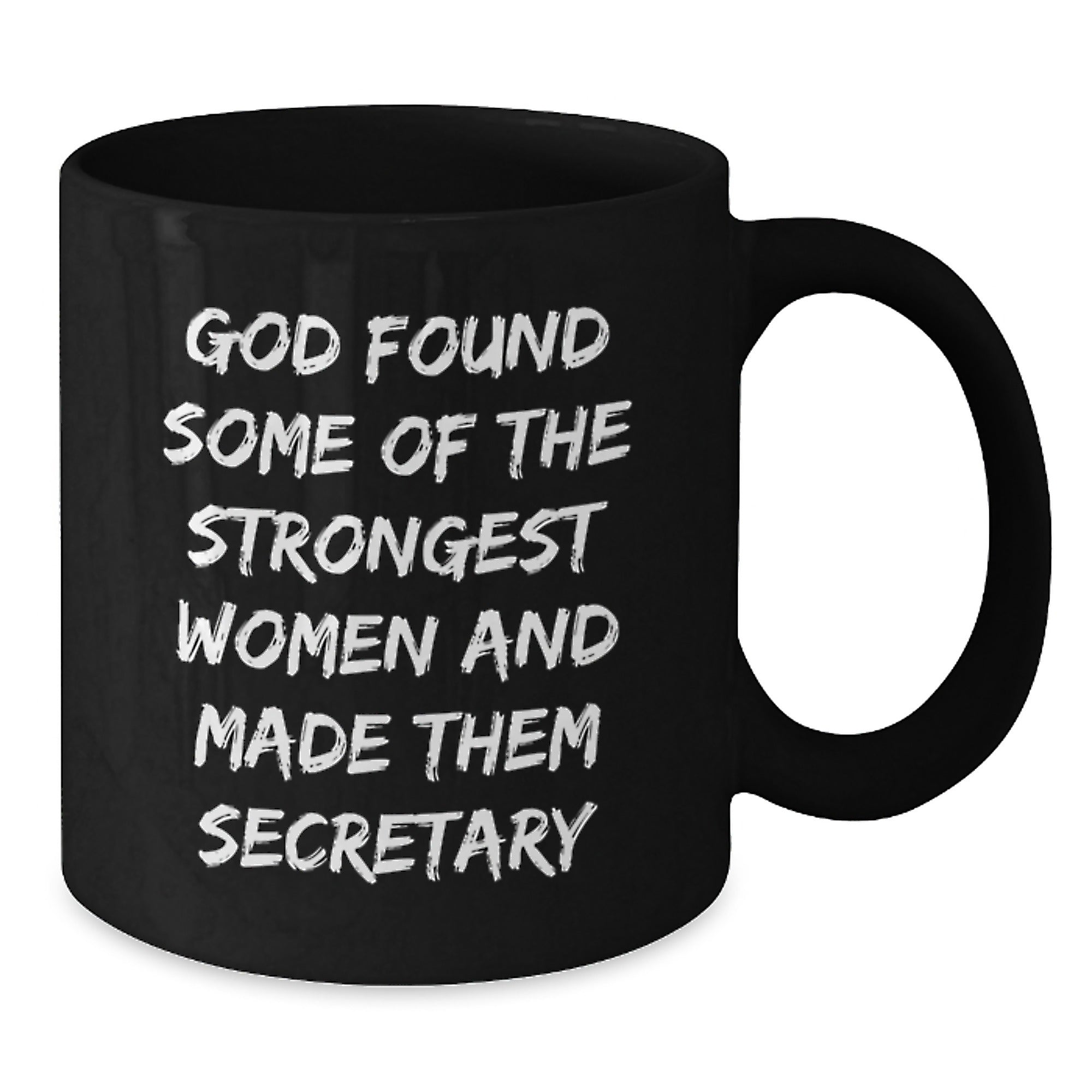 Funny Secretary Quotes Gifts for Her, Black Coffee Mug, Birthday Unique Ideas from Friends, Coworkers - Additional