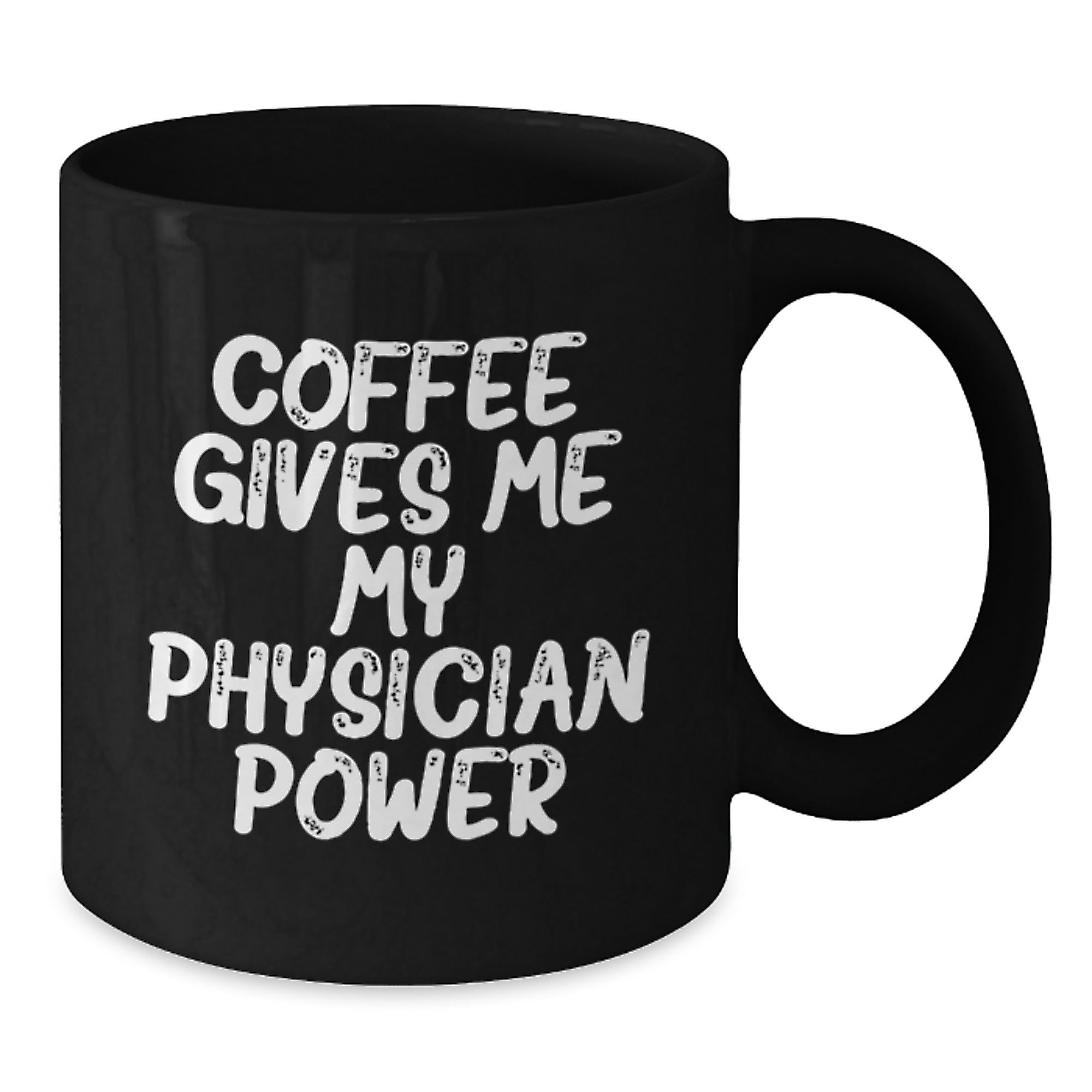 Funny Inspirational Quotes Gifts from Family to Physician Friends Black Coffee Mug Christmas Unique - Additional