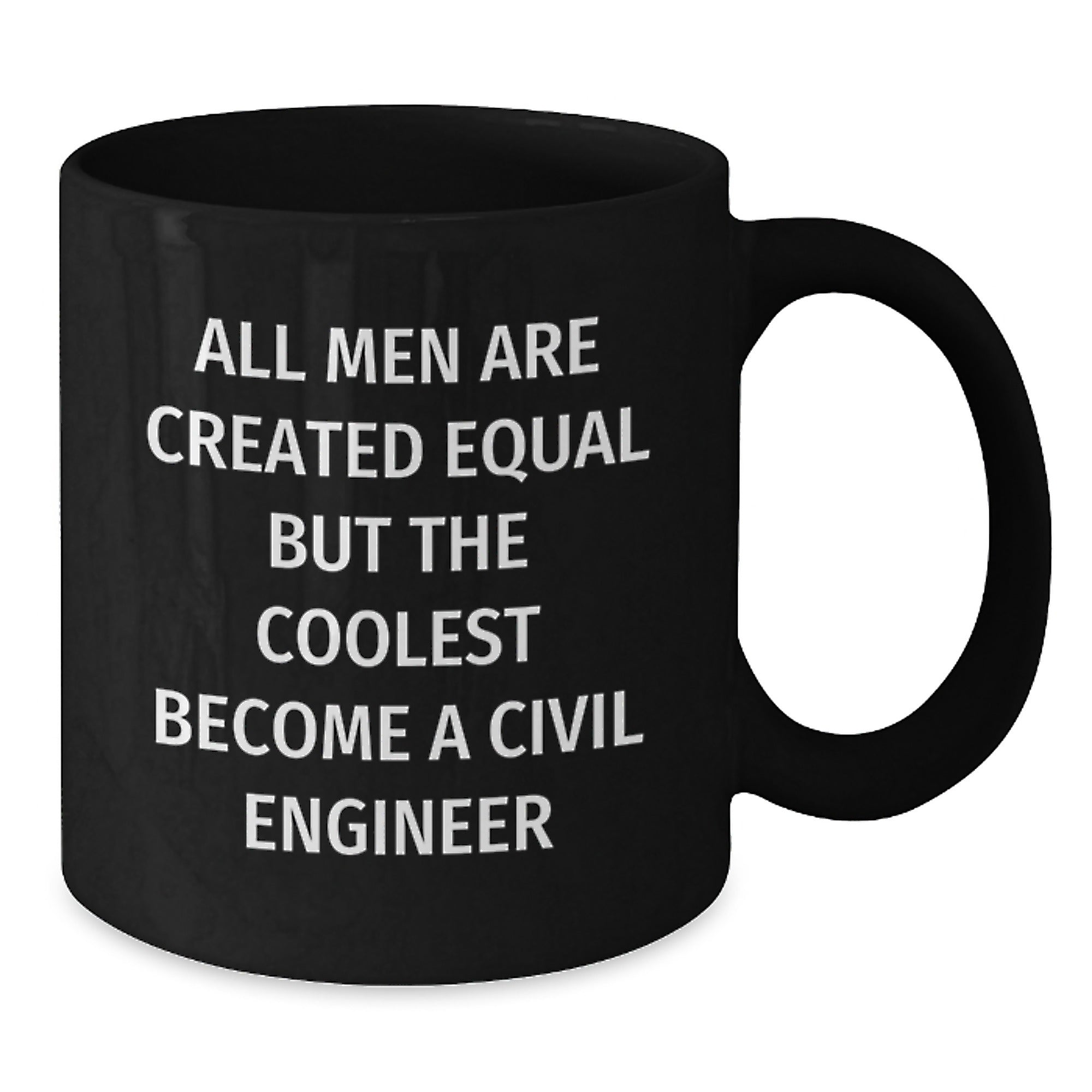 Civil Engineer Humor Funny Black Coffee Mugs Dad's Office Gifts from Family - Additional