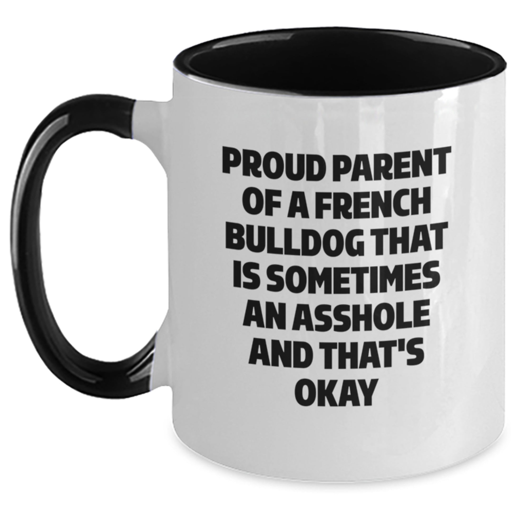 French Bulldog Keepsake Mug for Him Birthday Gift – Black & White - Main