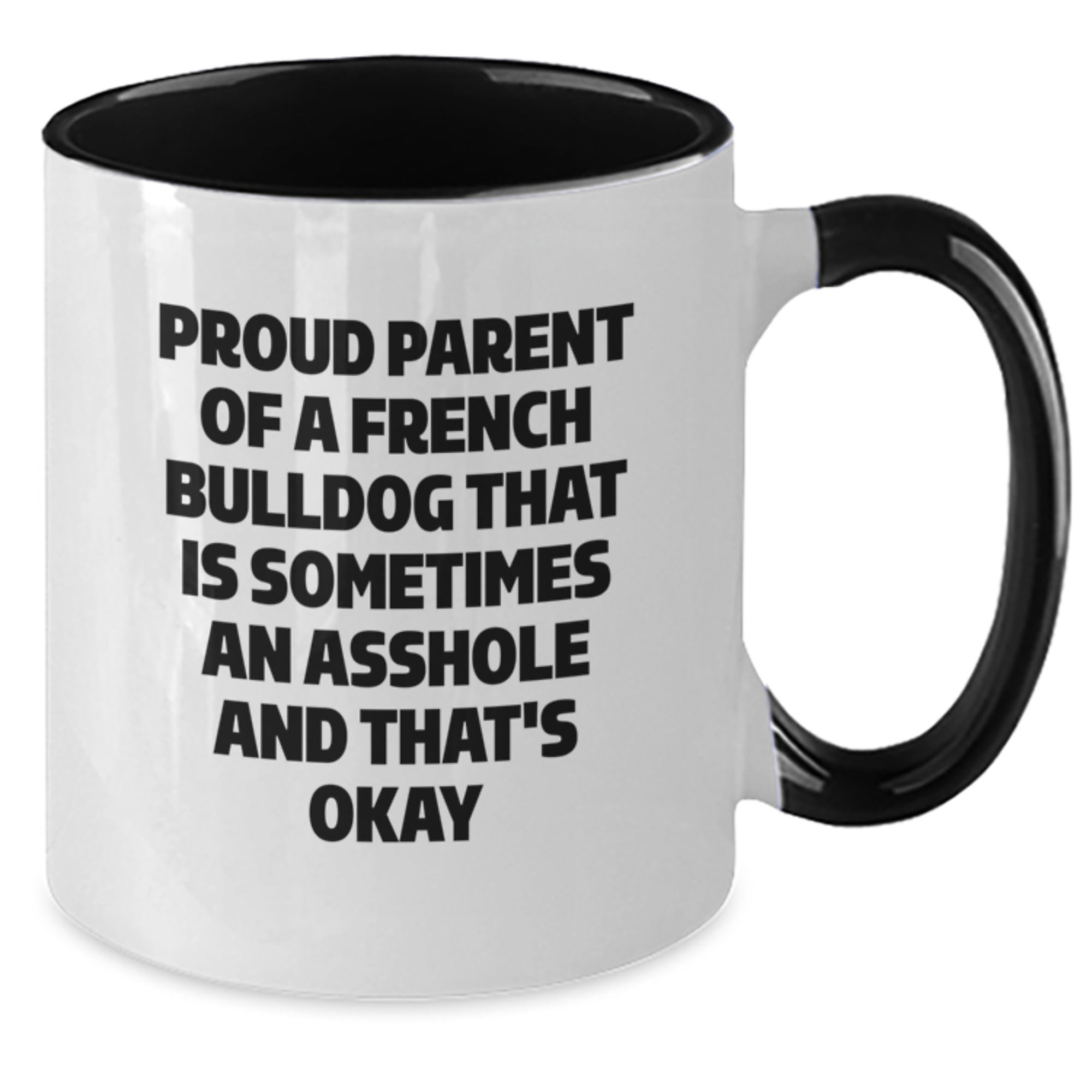 French Bulldog Keepsake Mug for Him Birthday Gift – Black & White - Additional