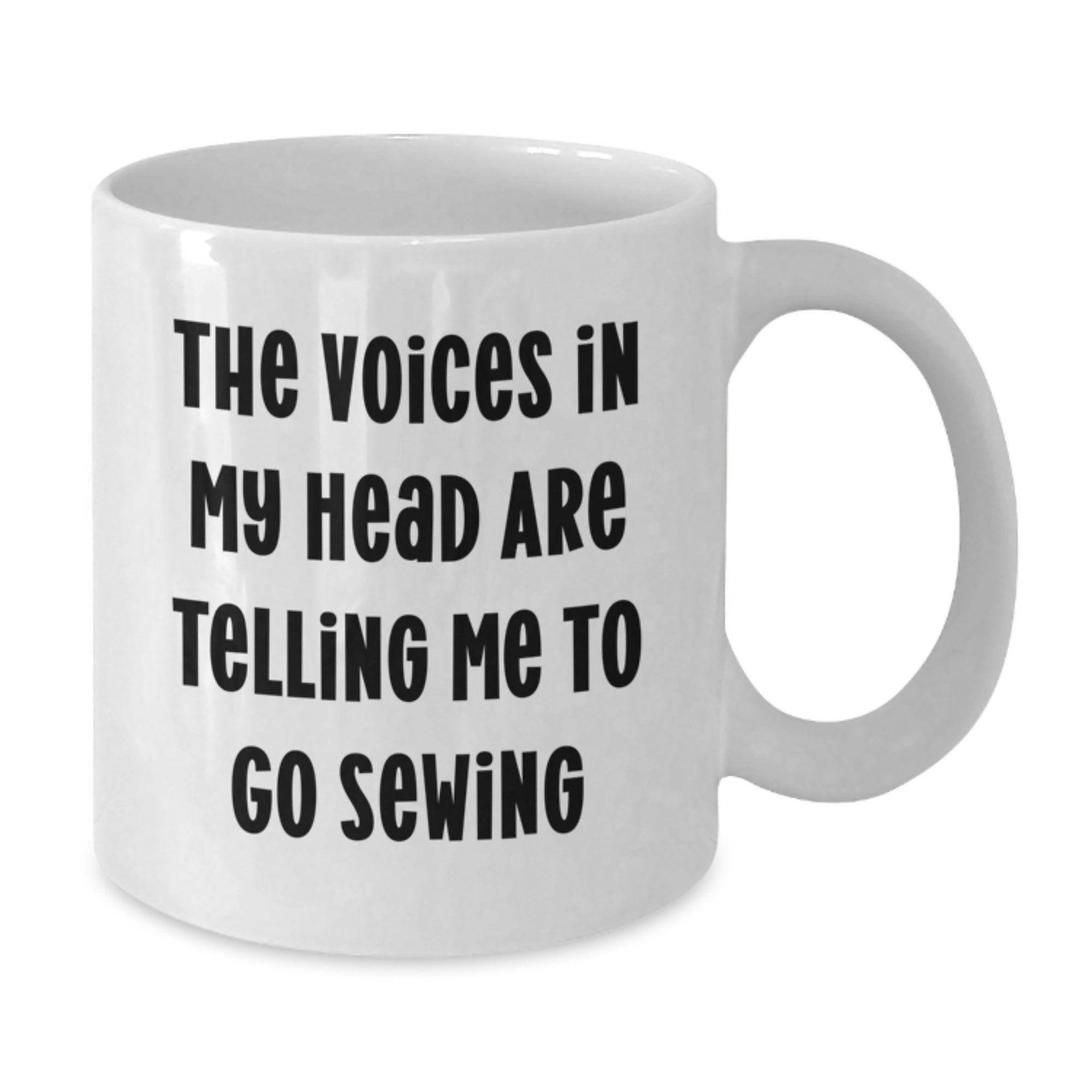Sewing Humor Funny White Coffee Mug Gifts from Family to Friends for Christmas - Additional