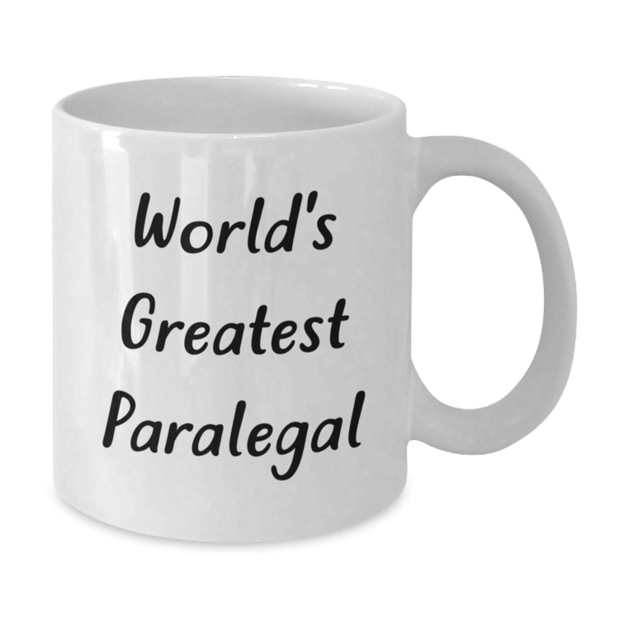 Funny World's Greatest Paralegal Gifts for Paralegal Friends and Family, White Coffee Mugs for Graduation Unique Gifts from Men Women Coworkers - Additional