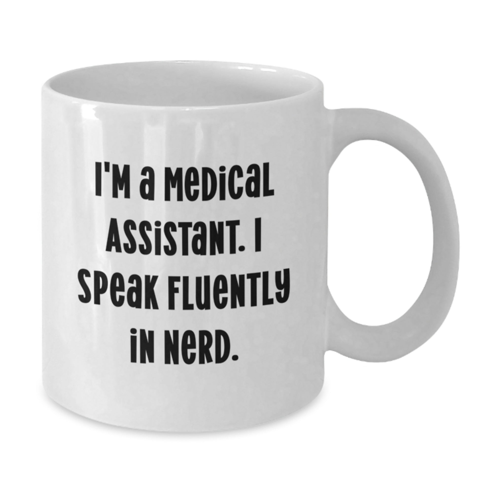 Medical Assistant Funny Quotes Gifts from Family to Friends Graduation Unique White Coffee Mugs for Men Women Coworkers - Additional