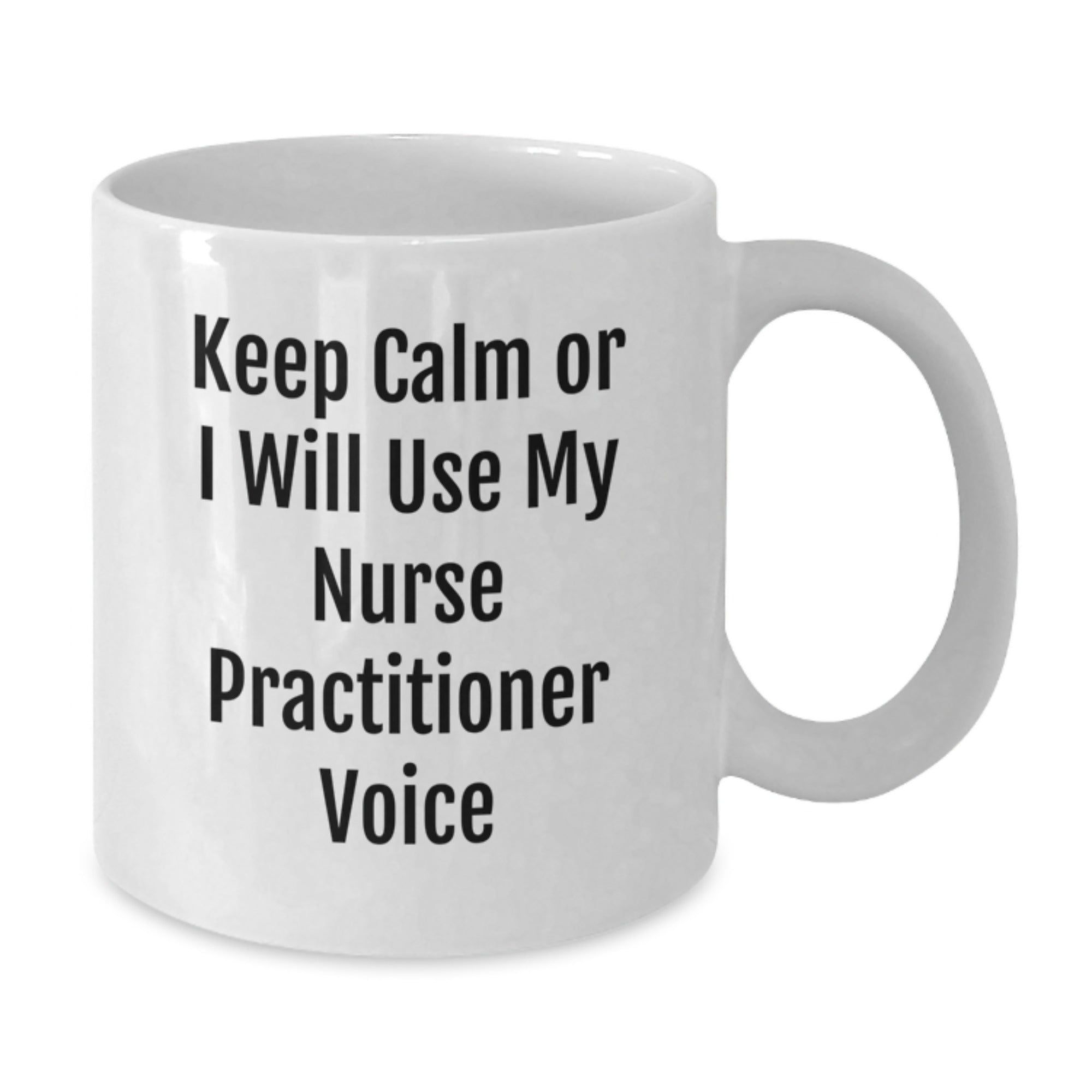 White Ceramic Nurse Practitioner Keepsake Mug for Him Birthday Gift - Additional