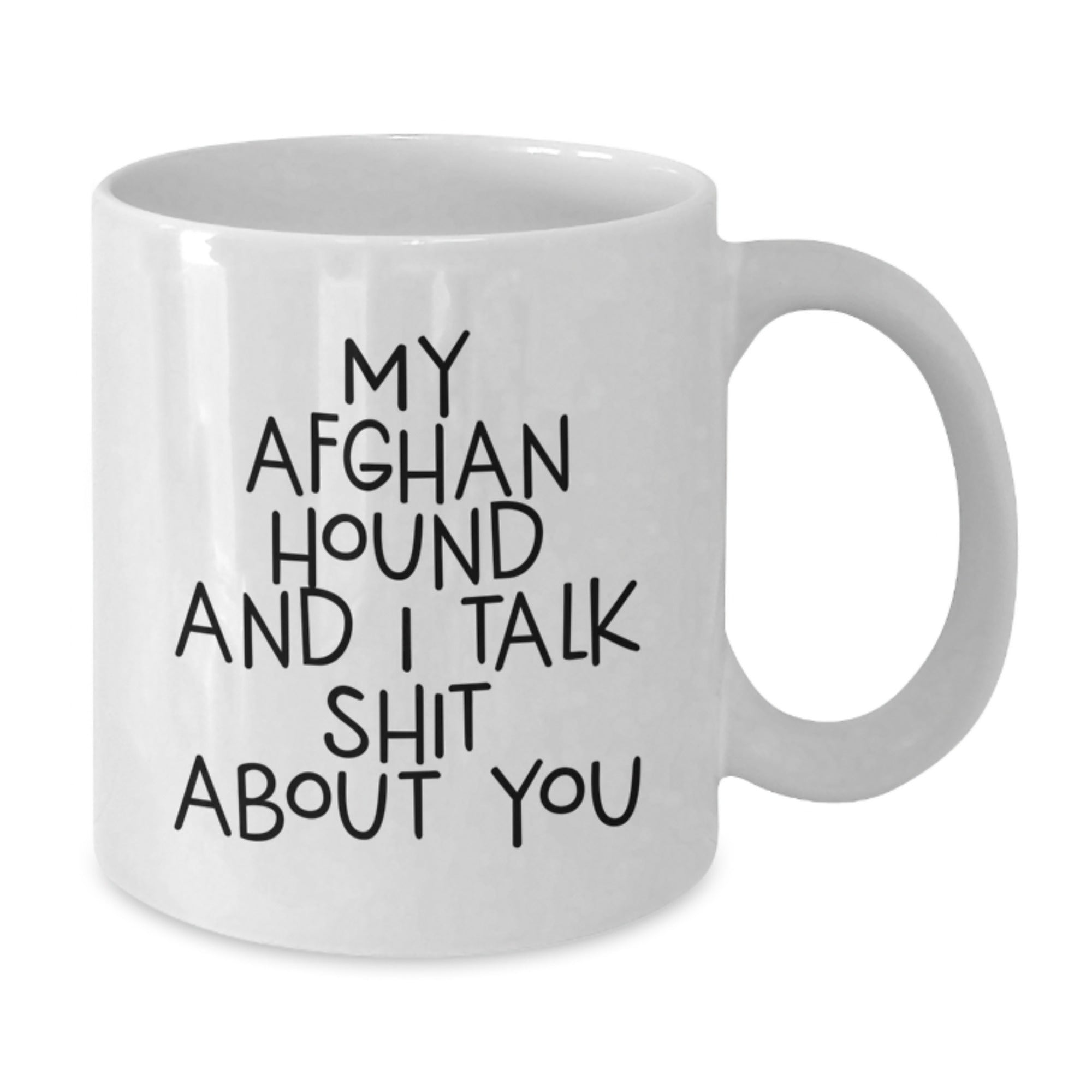 Christmas Gift for Her Witty Afghan Hound Present - My Afghan Hound And - Additional