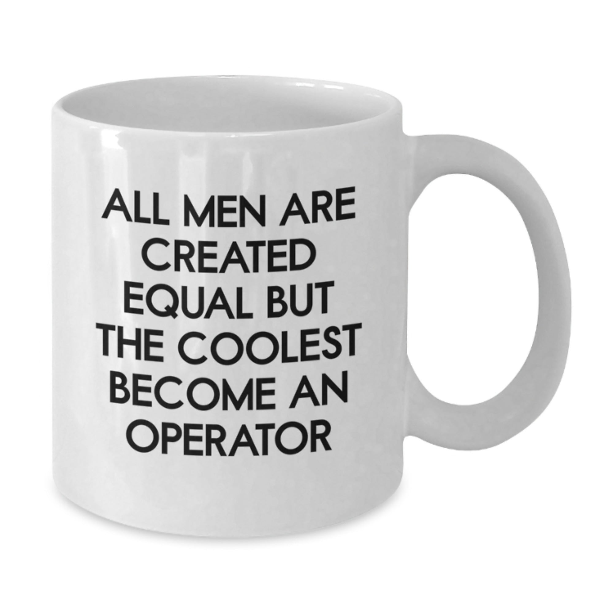 Operator Keepsake White Coffee Mug for Him Birthday Surprise Gift - Additional