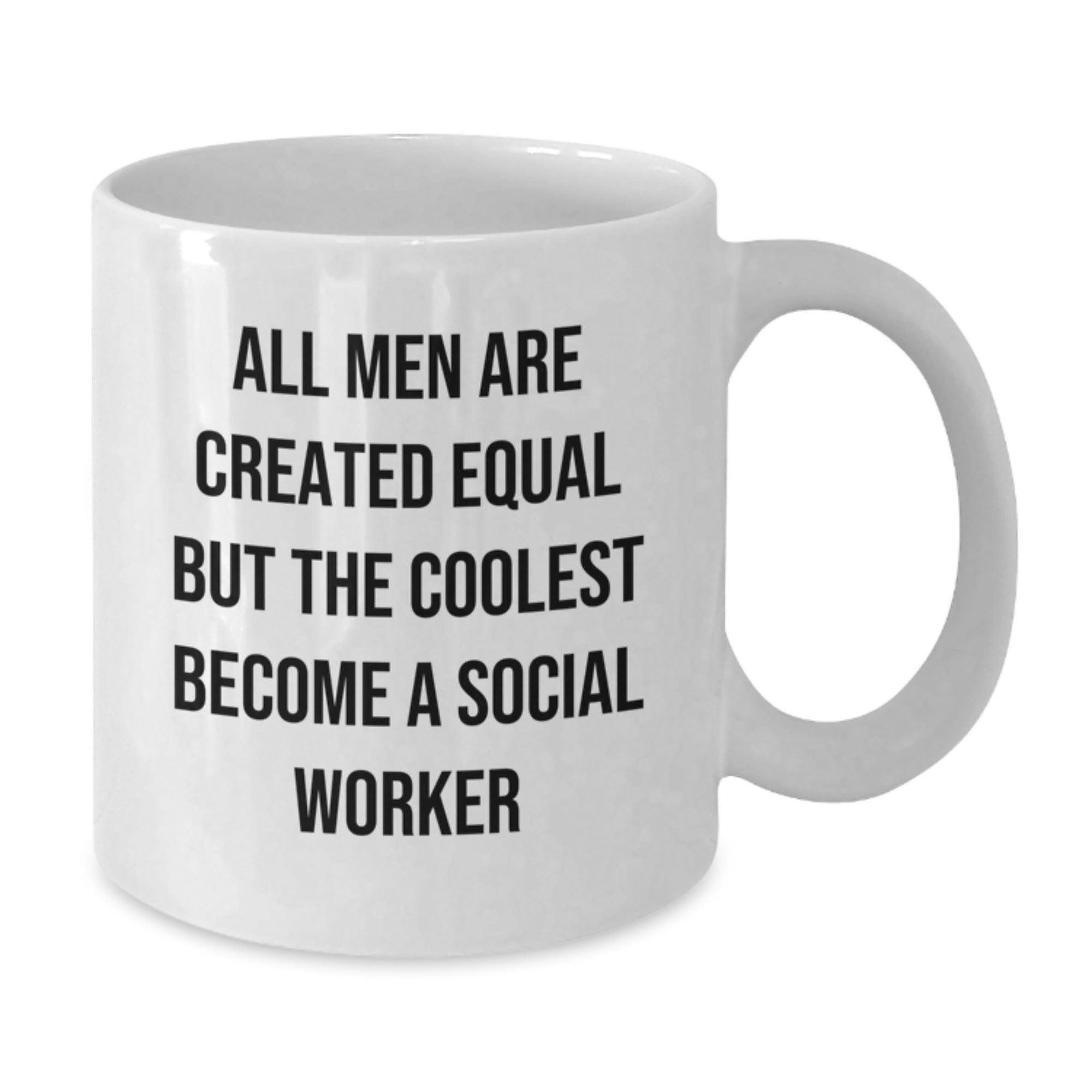 Social Worker Keepsake White Coffee Mug for Him Christmas Gift - Additional