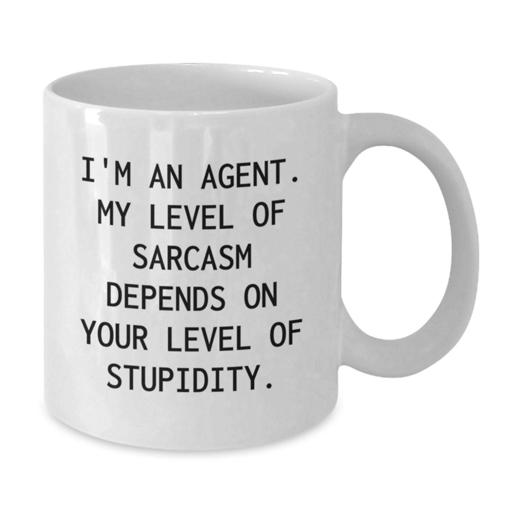 Funny Agent White Coffee Mug Gifts from Friends to Agent for Christmas Unique Agent - Additional
