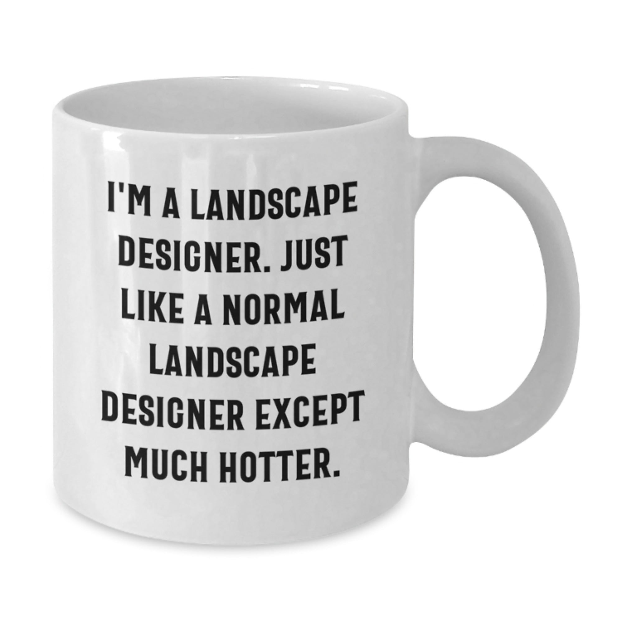 Landscape Designer Gift For Him - Witty Keepsake White Coffee Mug - Additional