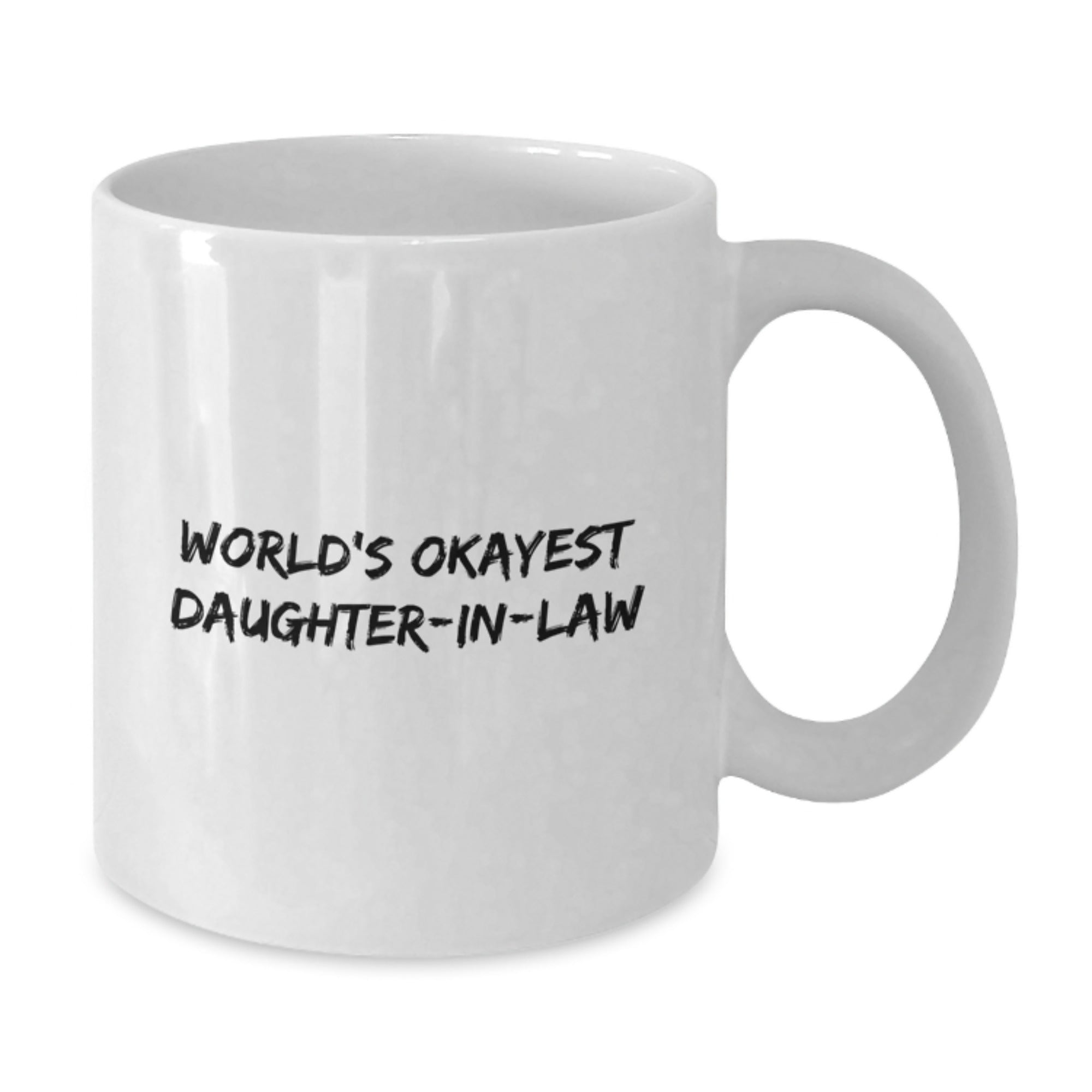 Funny Daughter-in-law White Coffee Mug Gifts from Mom, Daughter-in-law Humor, Christmas Unique Gifts, White Coffee Mug - Additional