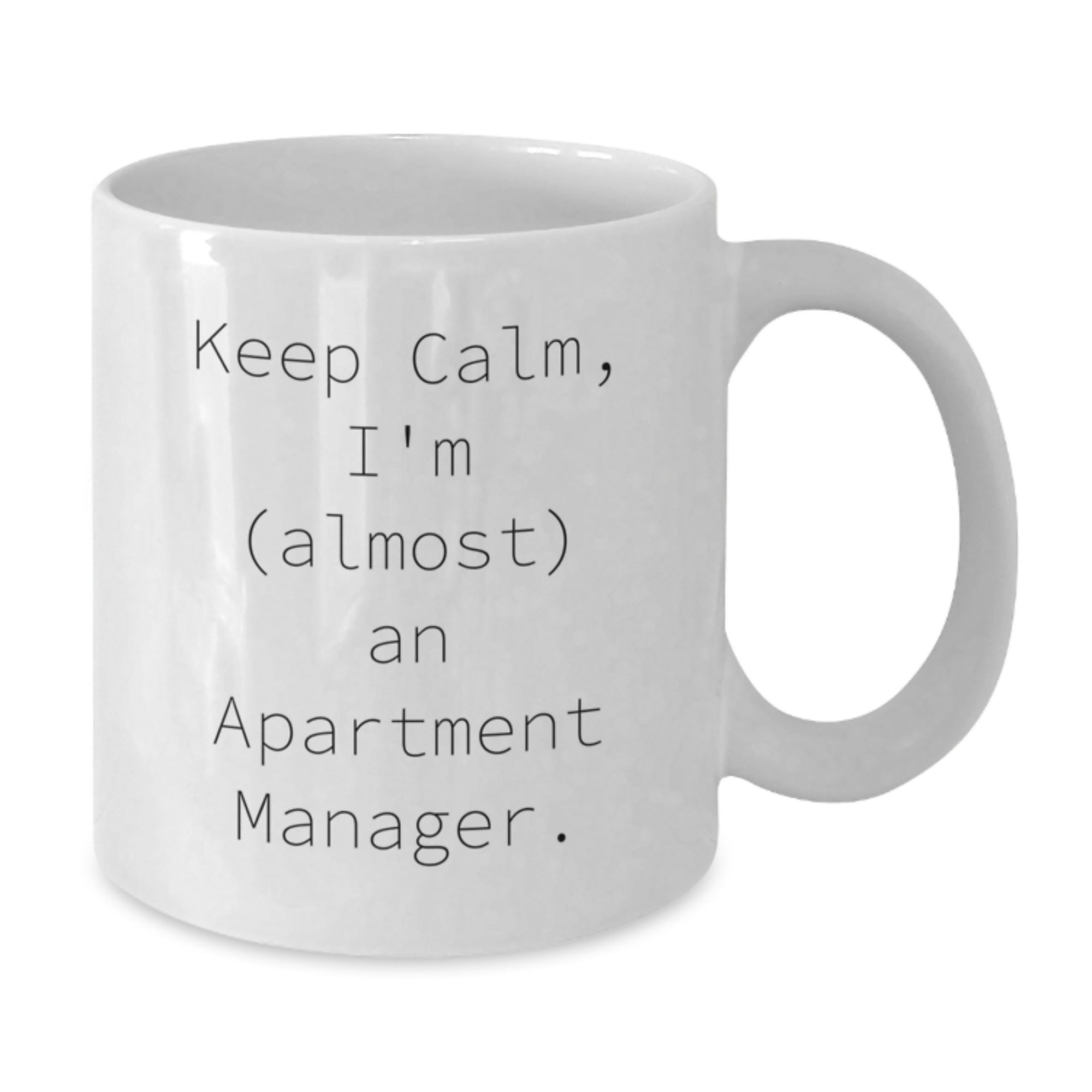 Funny Keepsake Gifts from Friends for Apartment Manager, White Coffee Mug, Christmas Unique Presents - Additional