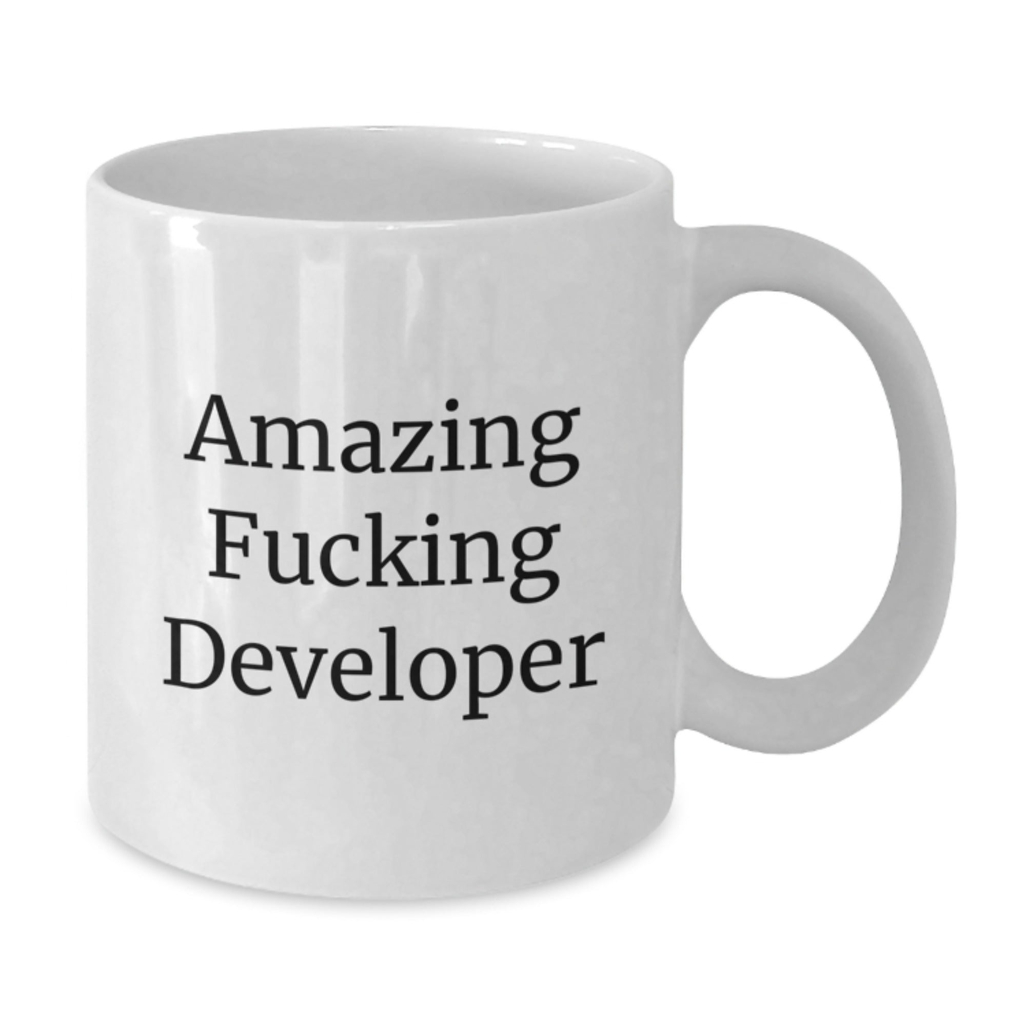 Funny Developer White Coffee Mug Gifts for Men from Friends at Christmas - Additional