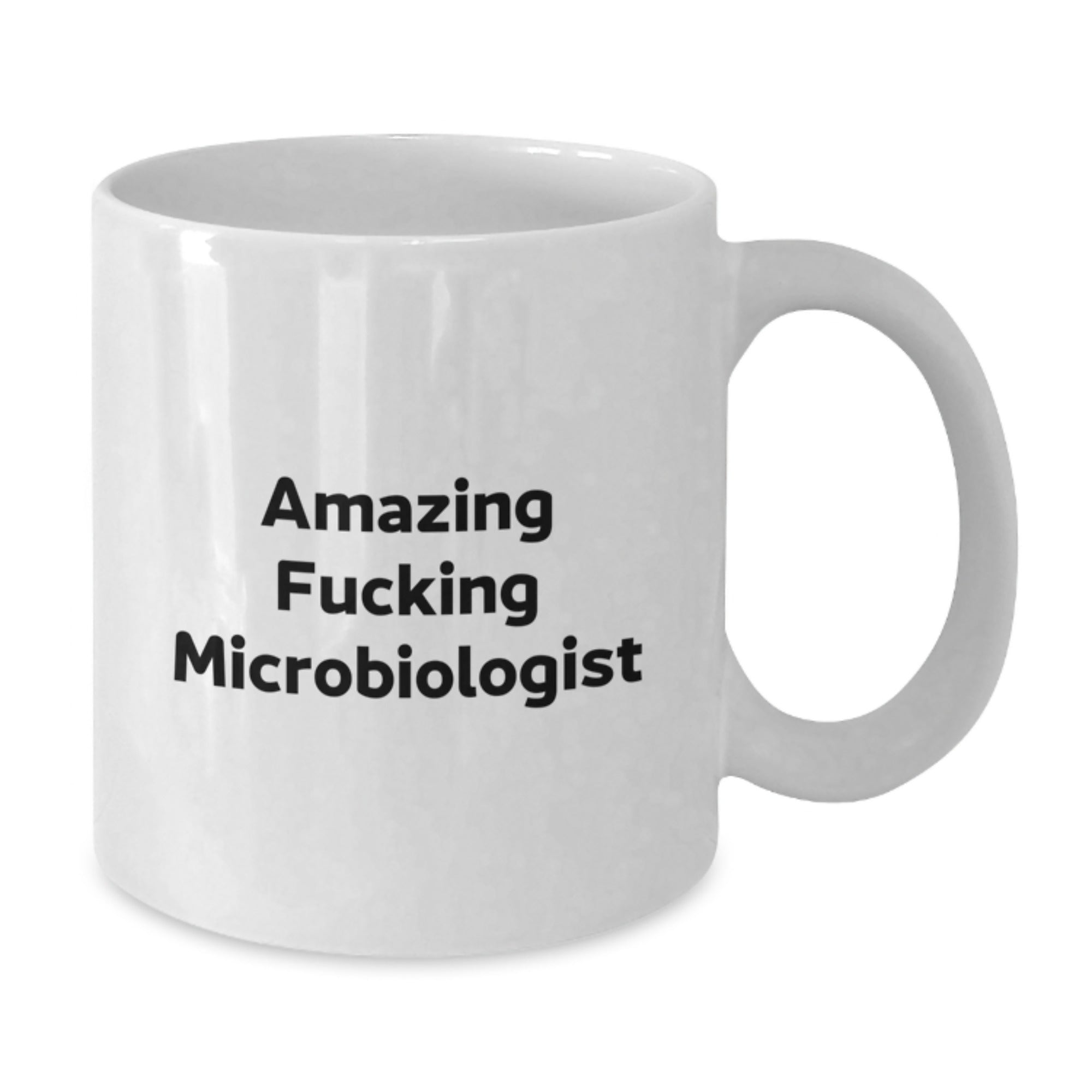 Funny Gifts for Microbiologists, Amazing 'F--king' White Coffee Mug for Birthday, Unique White Coffee Mug for Men, Women, Family, Friends - Additional
