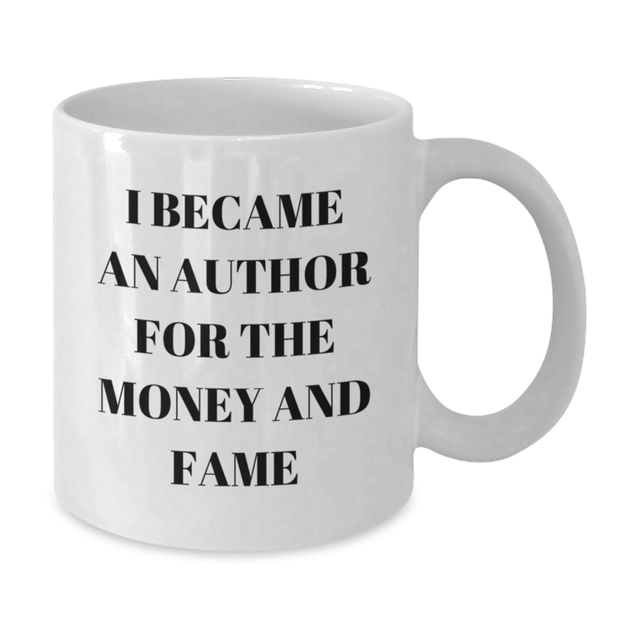 Funny Author White Coffee Mug Gifts from Friends, Christmas Unique Gifts for Author, White Coffee Mug with Smart Humor - Additional