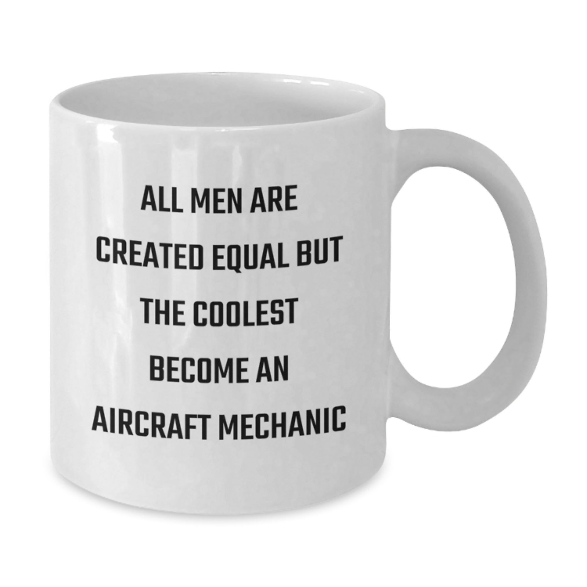 Christmas Gift for Him - All Men Are Created Equal, Cool Aircraft - Additional