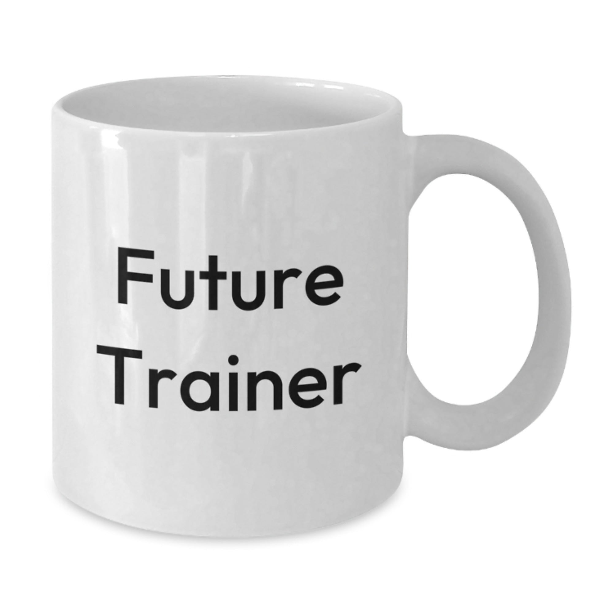 Funny Future Trainer Gifts from Friends for Trainer - White Coffee Mug - Inspirational Quote - Additional