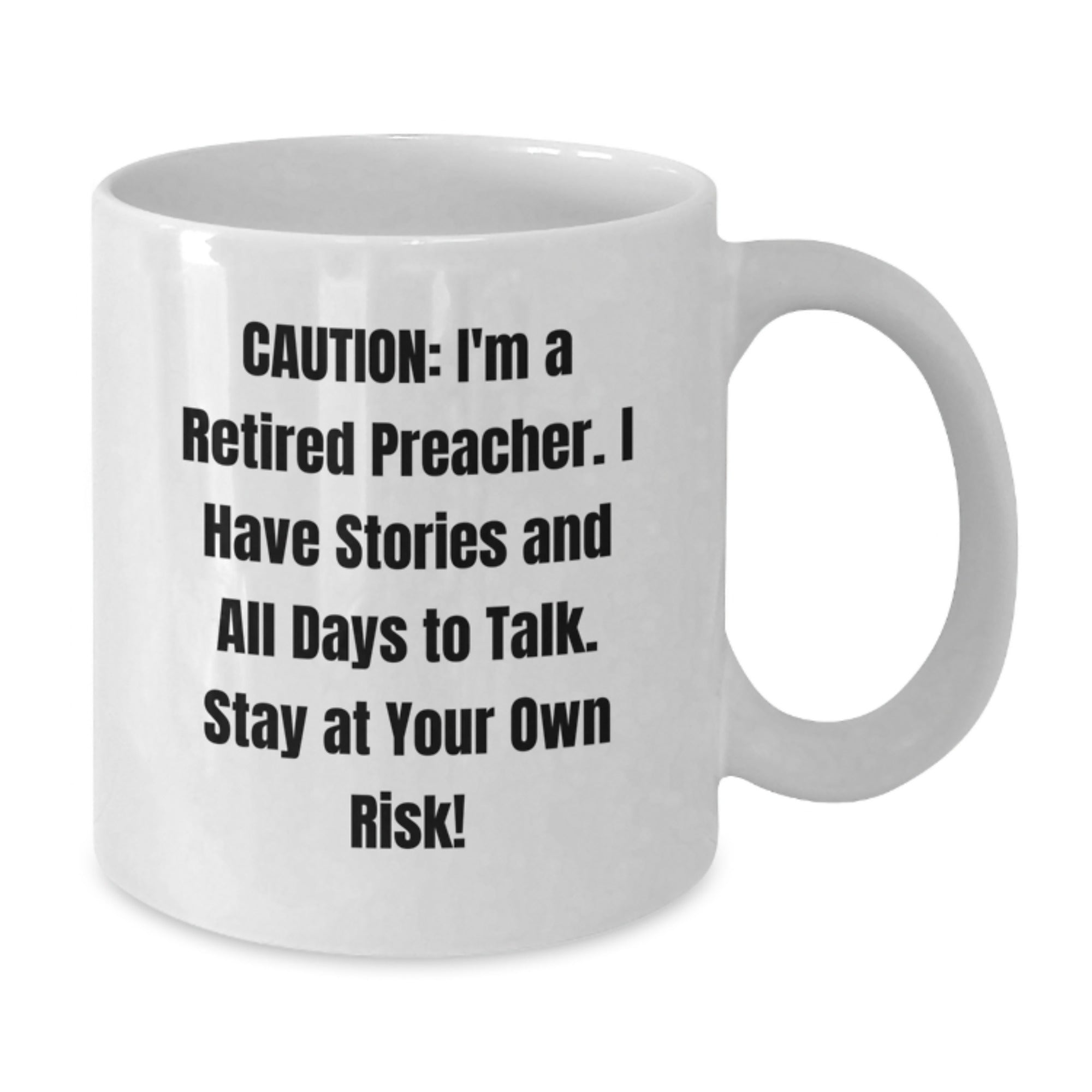 Funny Preacher Quote White Christmas Unique Gifts for Men from Friends - Additional