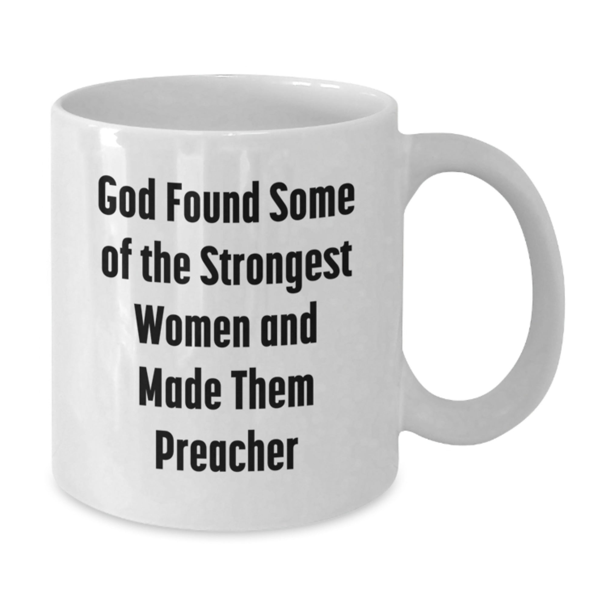 Funny Inspirational Preacher Quotes White Coffee Mugs Gifts for Women from Men, Funny Christmas Unique Gifts for Preacher Friends, Women's Ministry Gifts, Preacher Wife Gifts - Additional