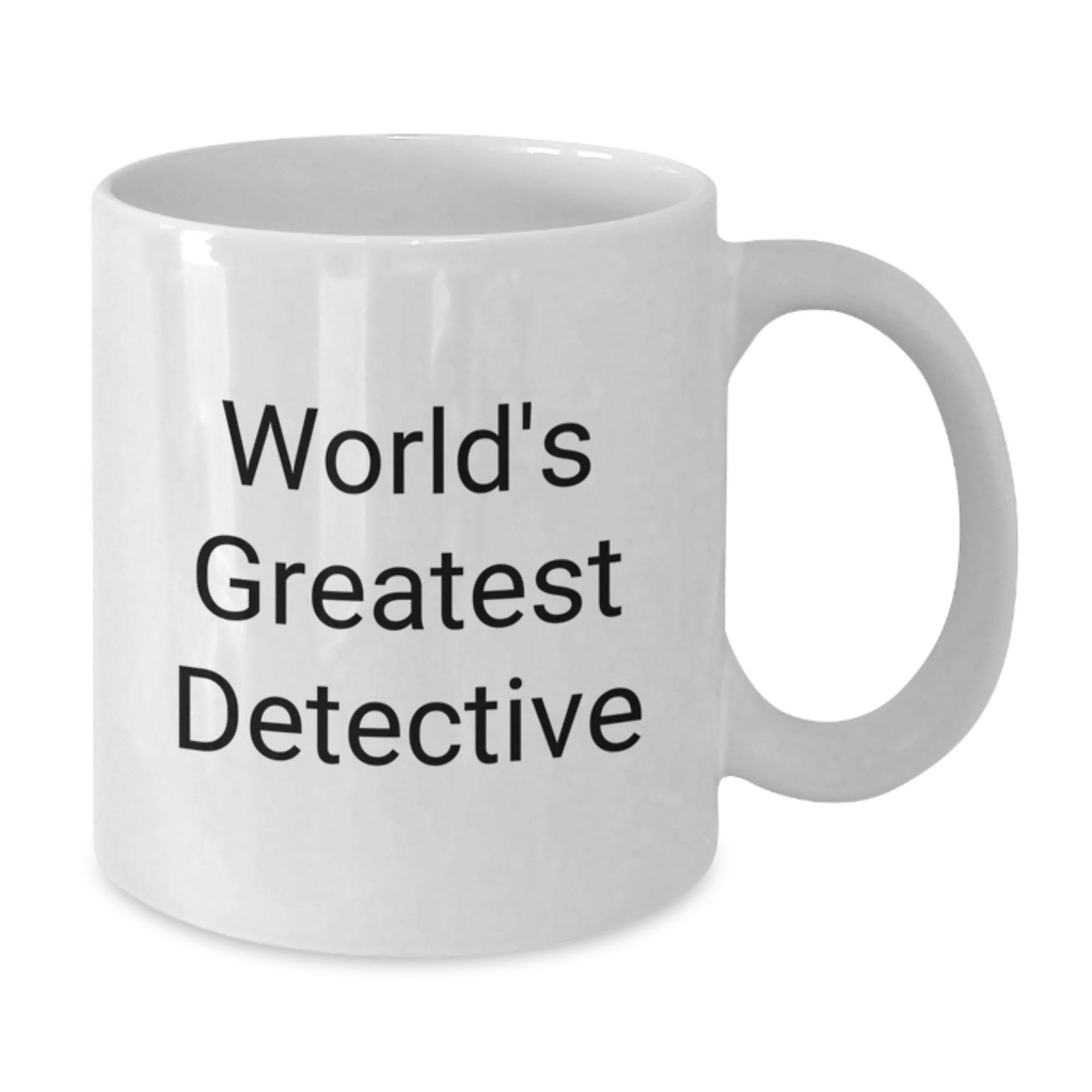 Detective Keepsake Premium White Coffee Mug for Him Birthday Gift - Additional