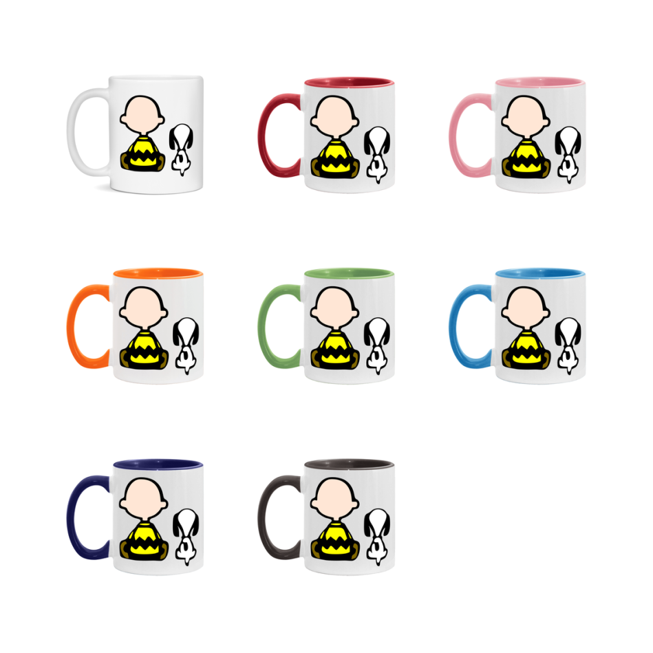 Peanuts Gang Christmas Mug, Snoopy Charlie Brown Holiday Coffee Cup, Ceramic Christmas Mug 11Oz Or 15Oz