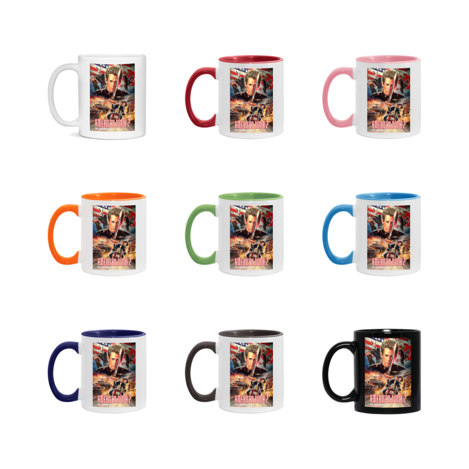 80S Movie Mug American Ninja 2 The Confrontation (1987