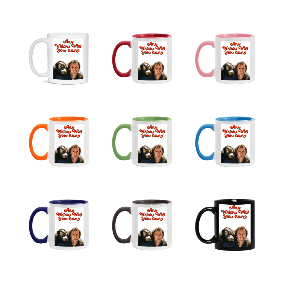 80S Movie Mug Any Which Way You Can (1980