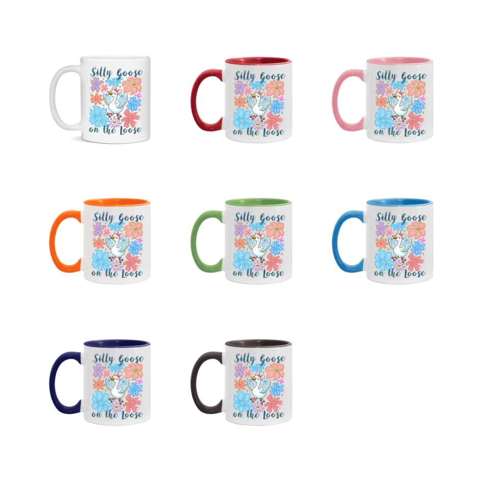 Silly Goose Mug, Funny Goose Coffee Mug, 11Oz Or 15Oz Ceramic Cup