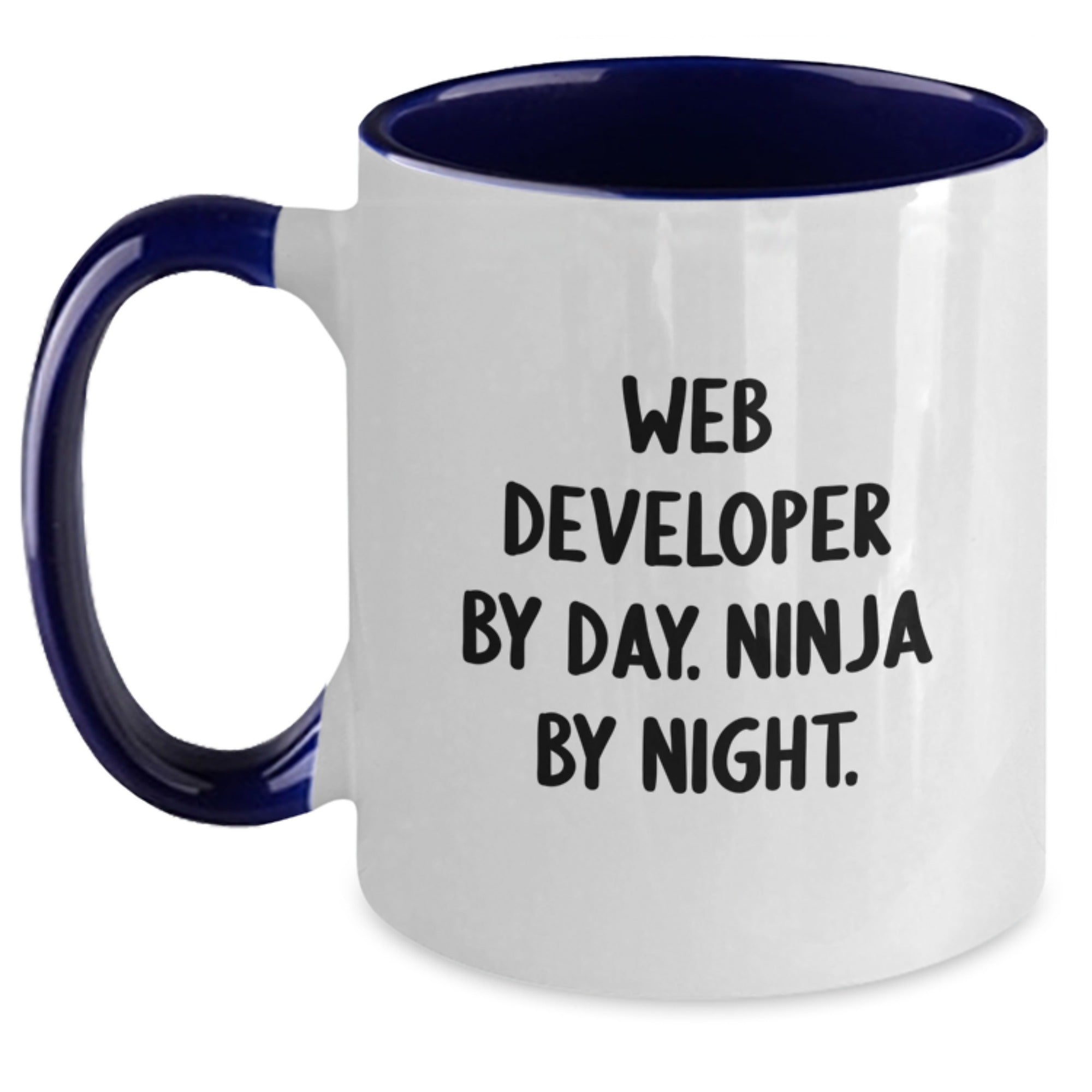 Web Developer Keepsake Mug for Him Birthday Gift Black & White - Main