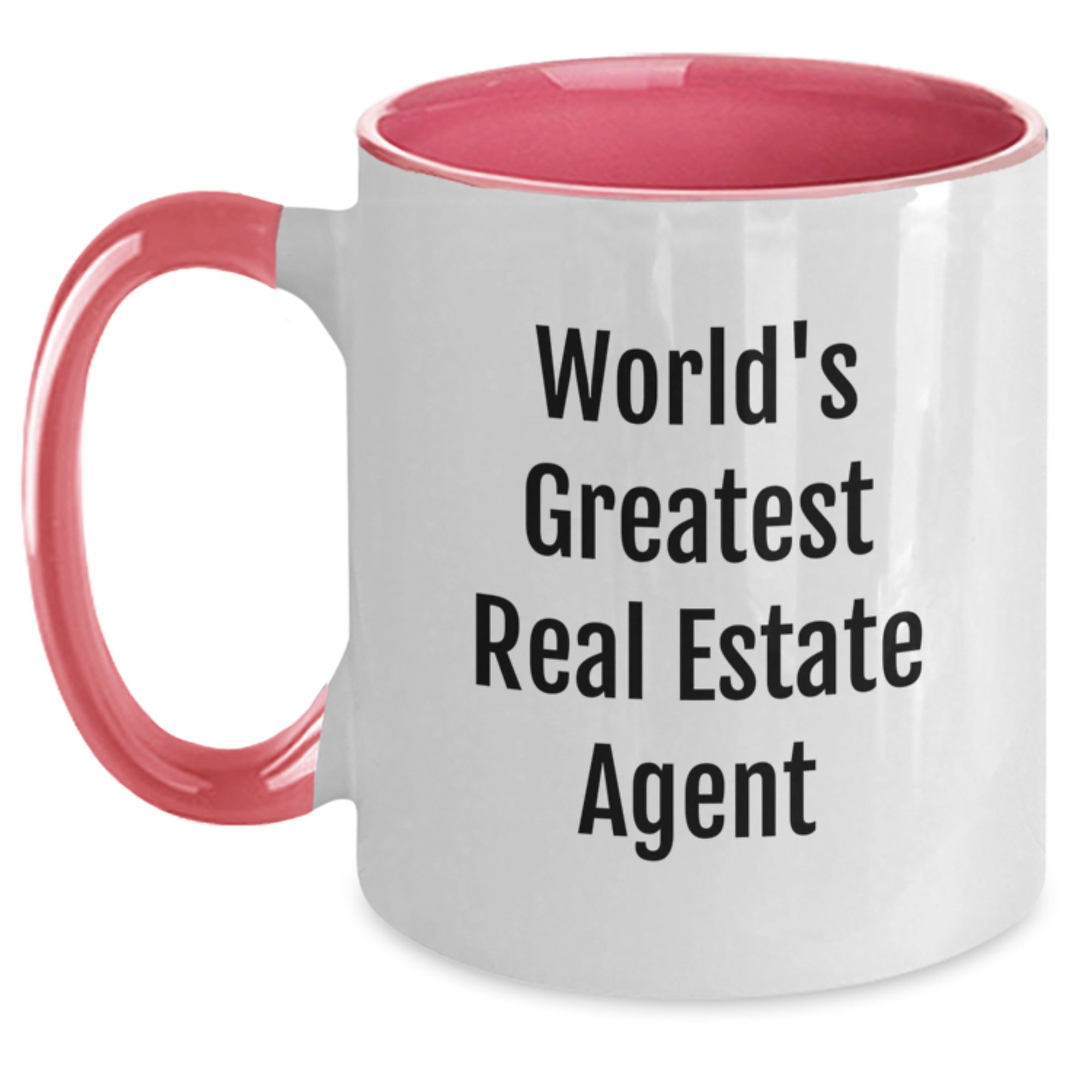 Birthday Gift for Her Present World's Greatest Real Estate Agent Mug - Main
