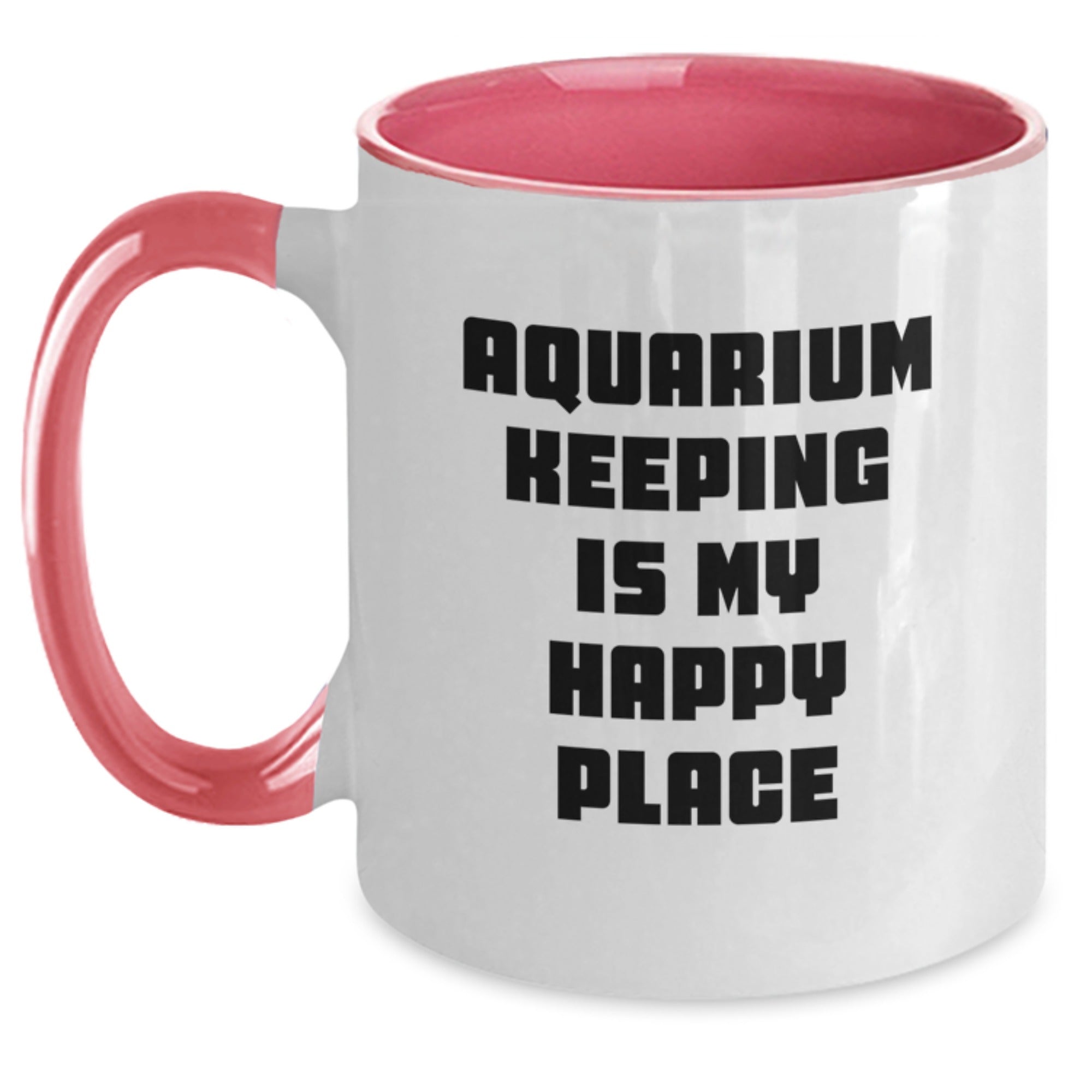 Aquarium Keeping Keepsake Mug for Him Birthday Gift – Black & White - Main
