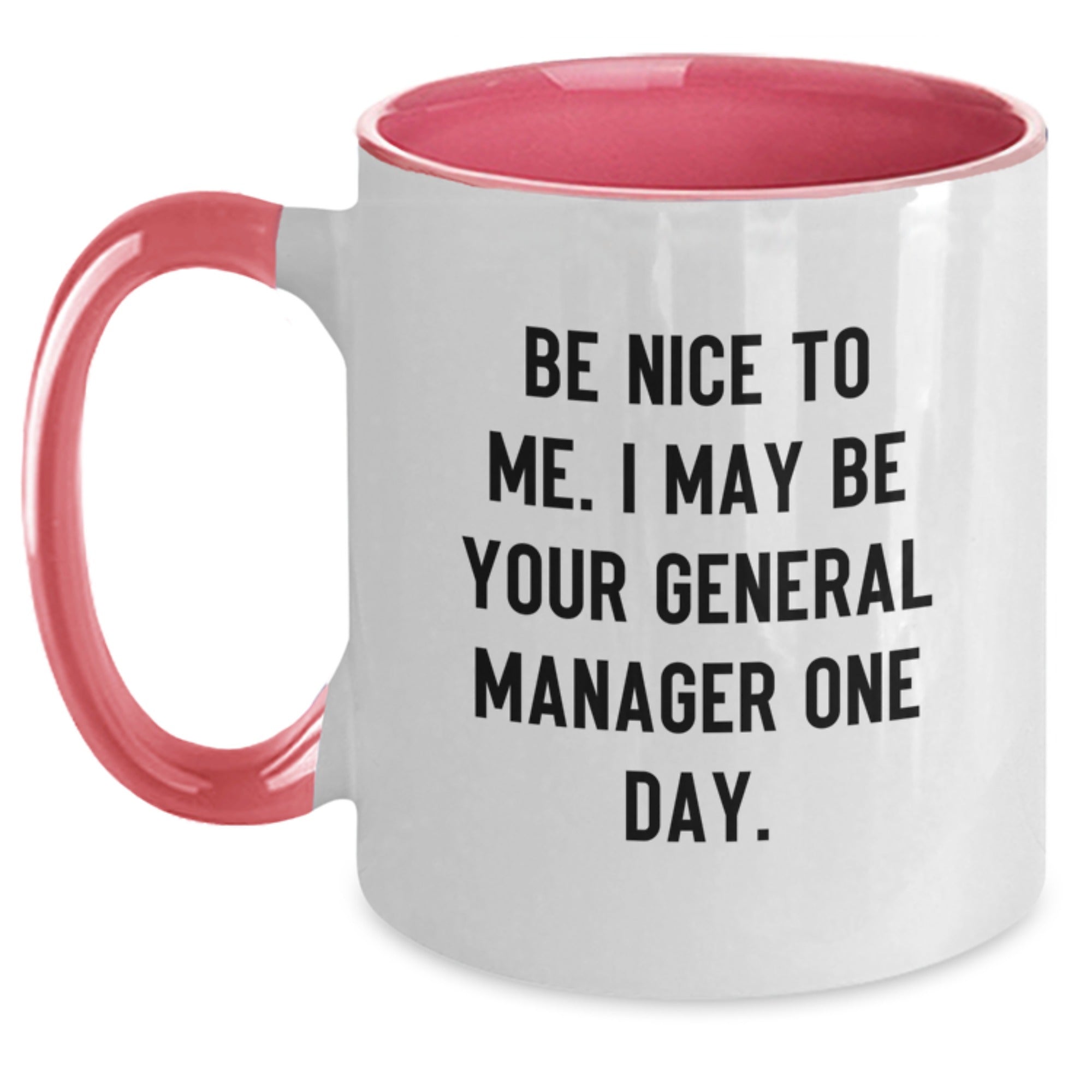 Funny General Manager Gifts from Friends - Be Nice To Me. One Day I May Be - Graduation Unique Gifts for Him, Her, or Coworkers - Main