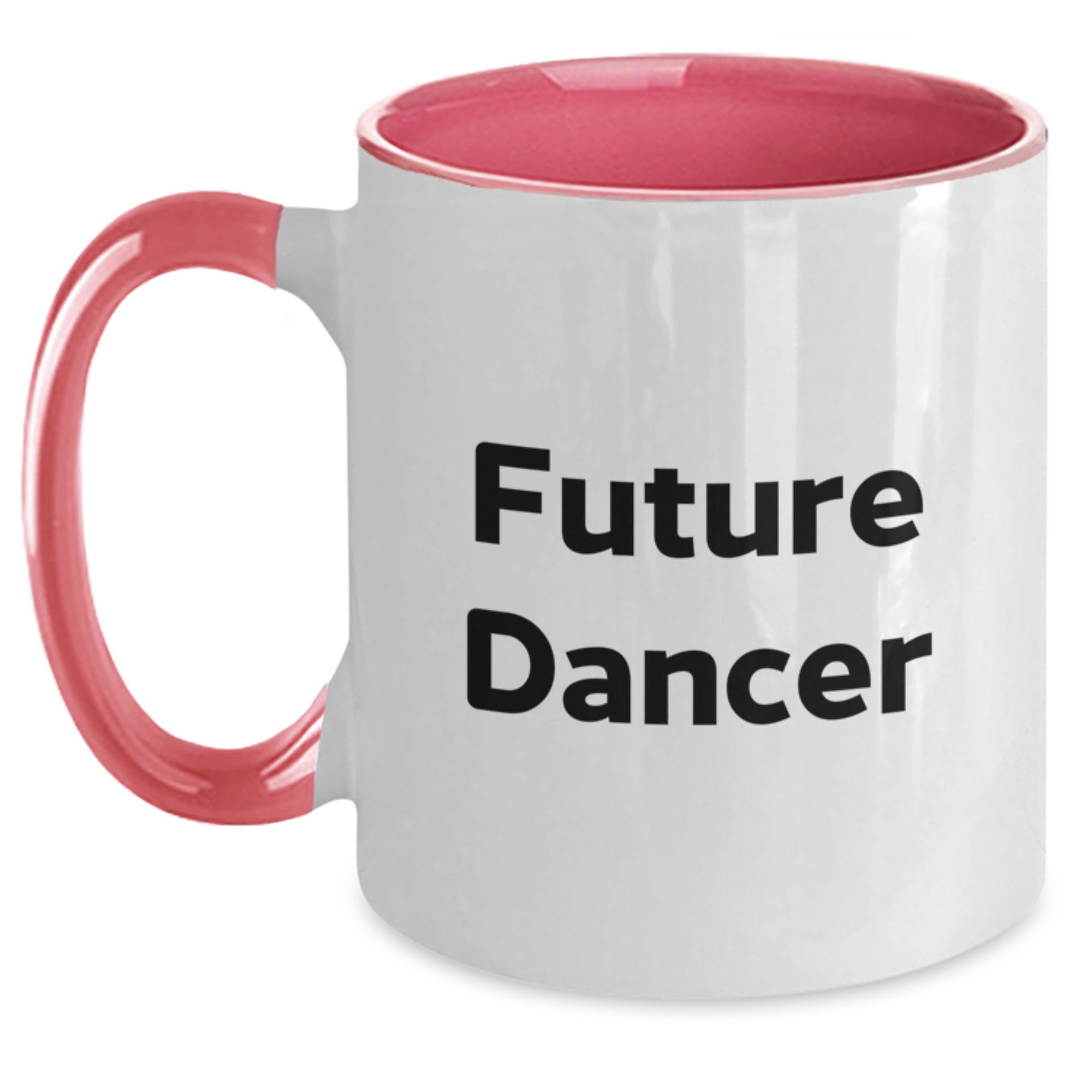 Funny Future Dancer Gifts from Friends for Men, Women, Dancers, and Coworkers, Two Tone Coffee Mug, Inspirational Quote, Christmas Unique Presents - Main