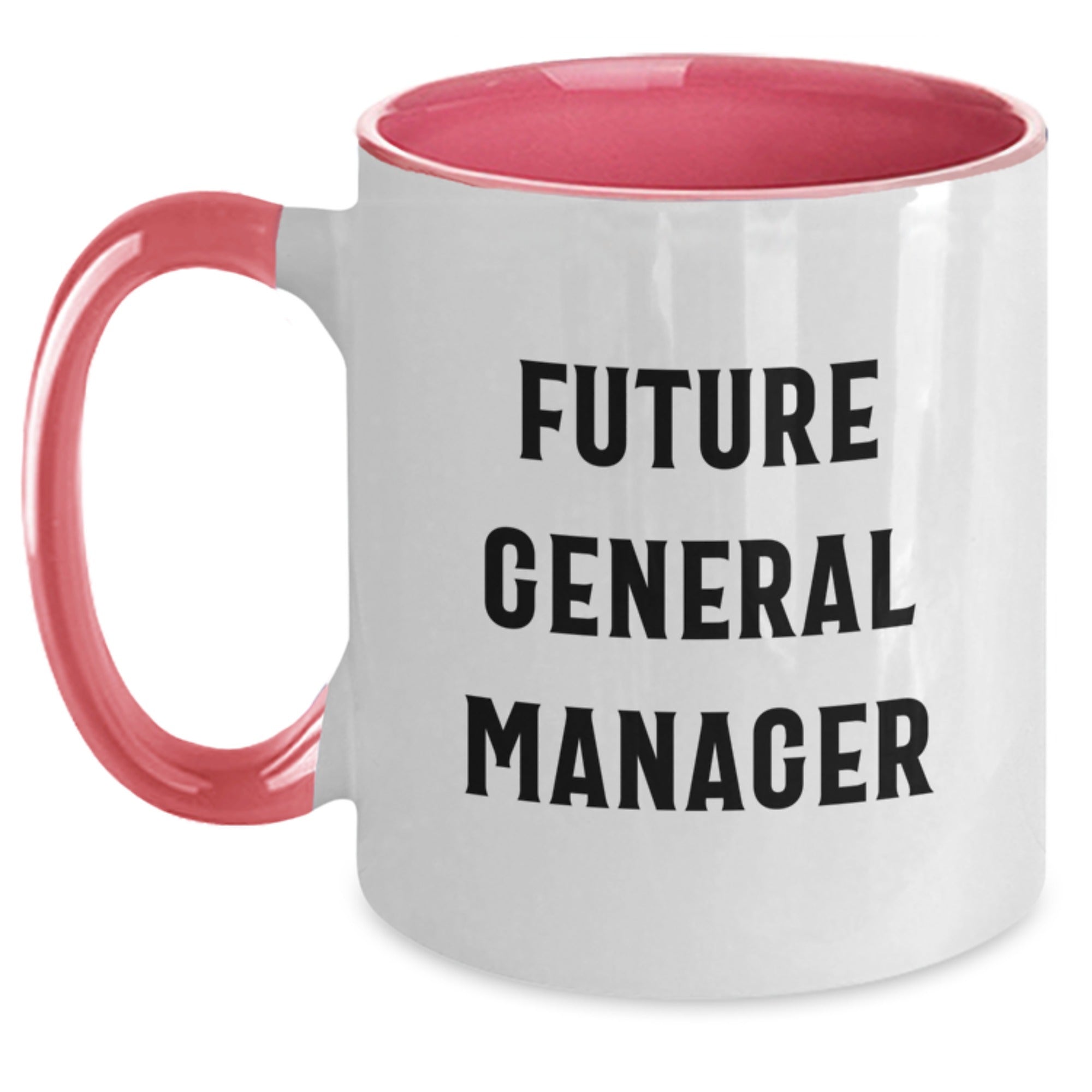Funny General Manager Gifts for Her, Funny Leadership Quote Two Tone Coffee Mug, Gifts from Women for Birthday, General Manager Mug Gifts for Her - Main