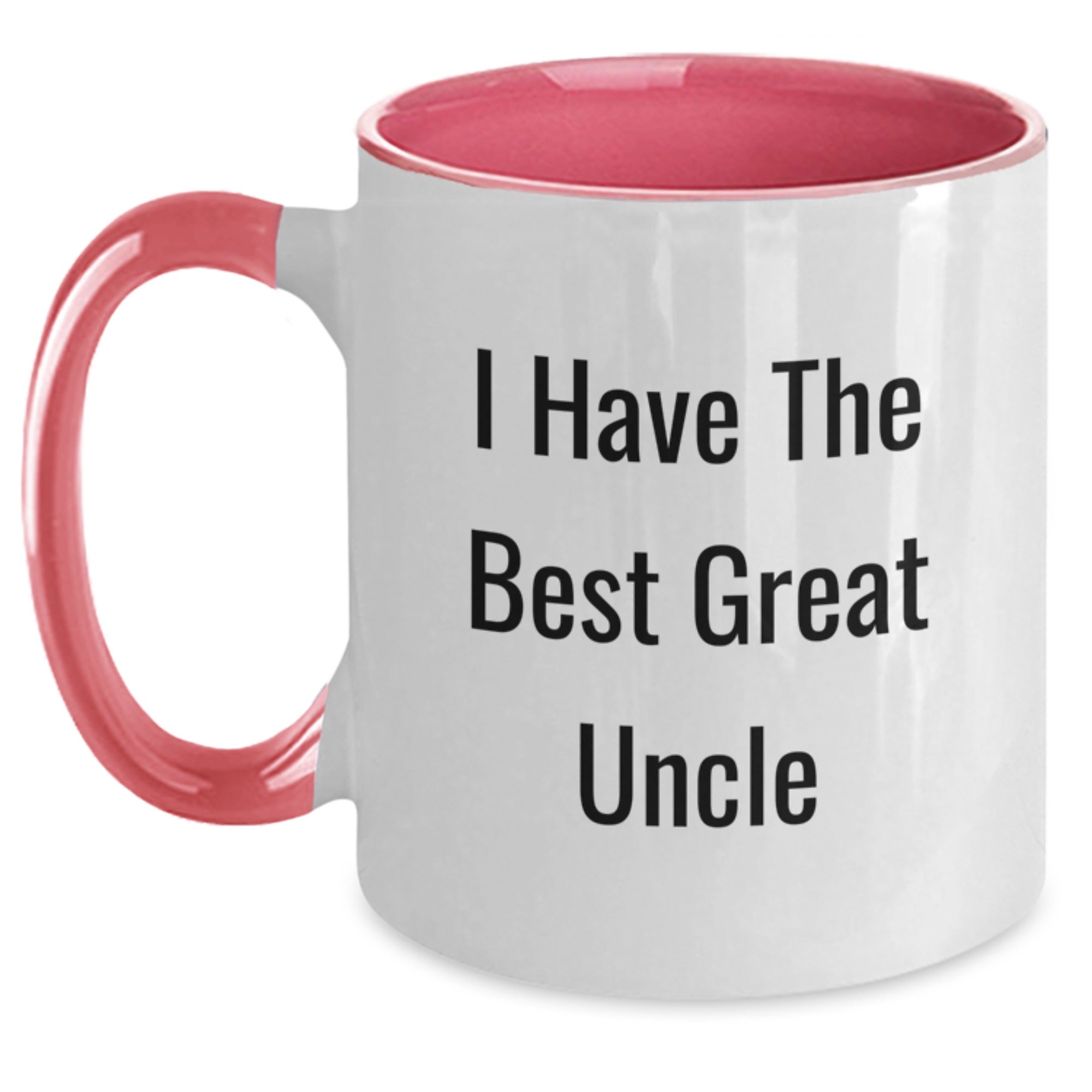Birthday Gift Two Tone Coffee Mug for Dad Present Uncle Black and White - Main