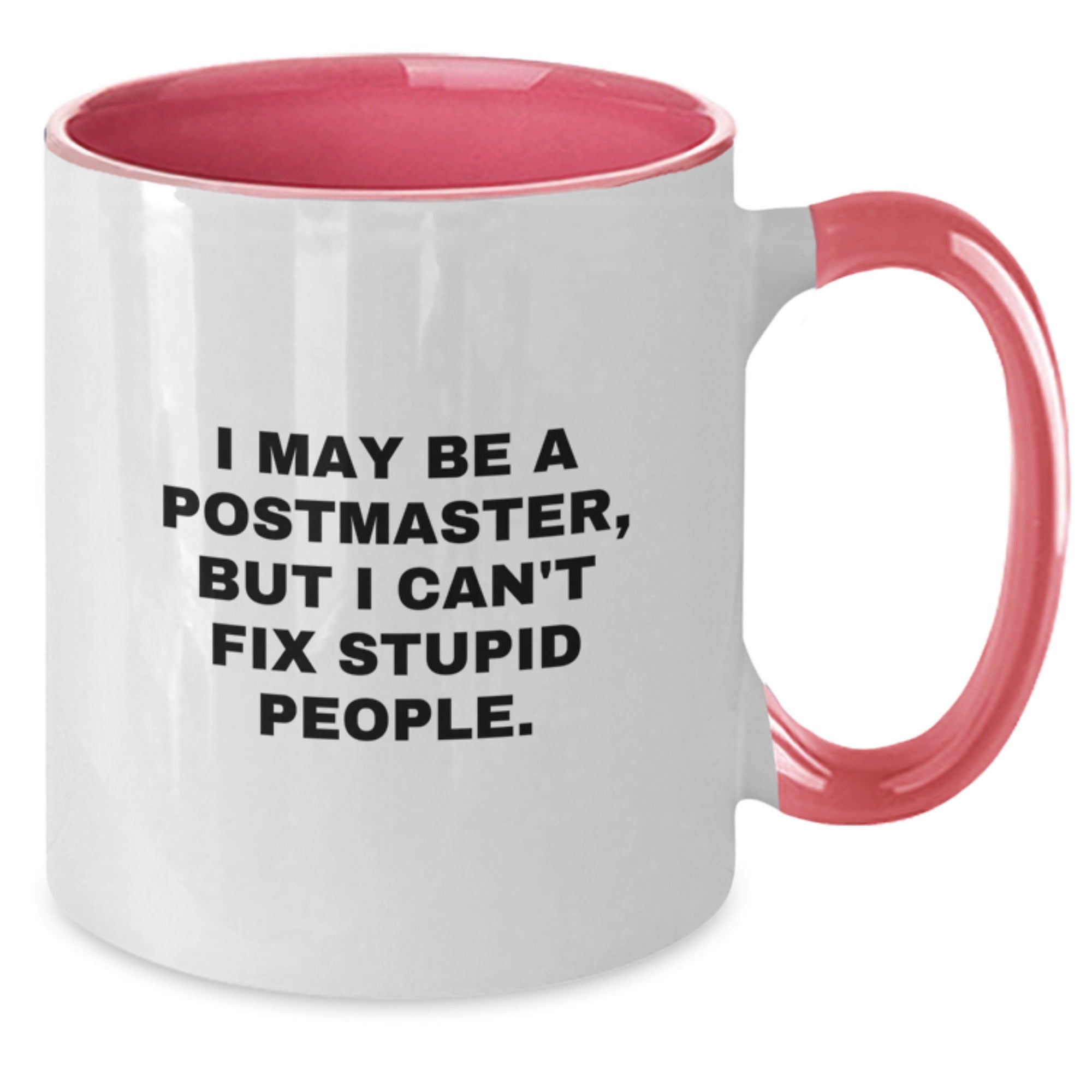 Funny Postmaster Gifts from Friends, Unique Graduation Unique Gifts for Postmaster, Two Tone Coffee Mug - Additional