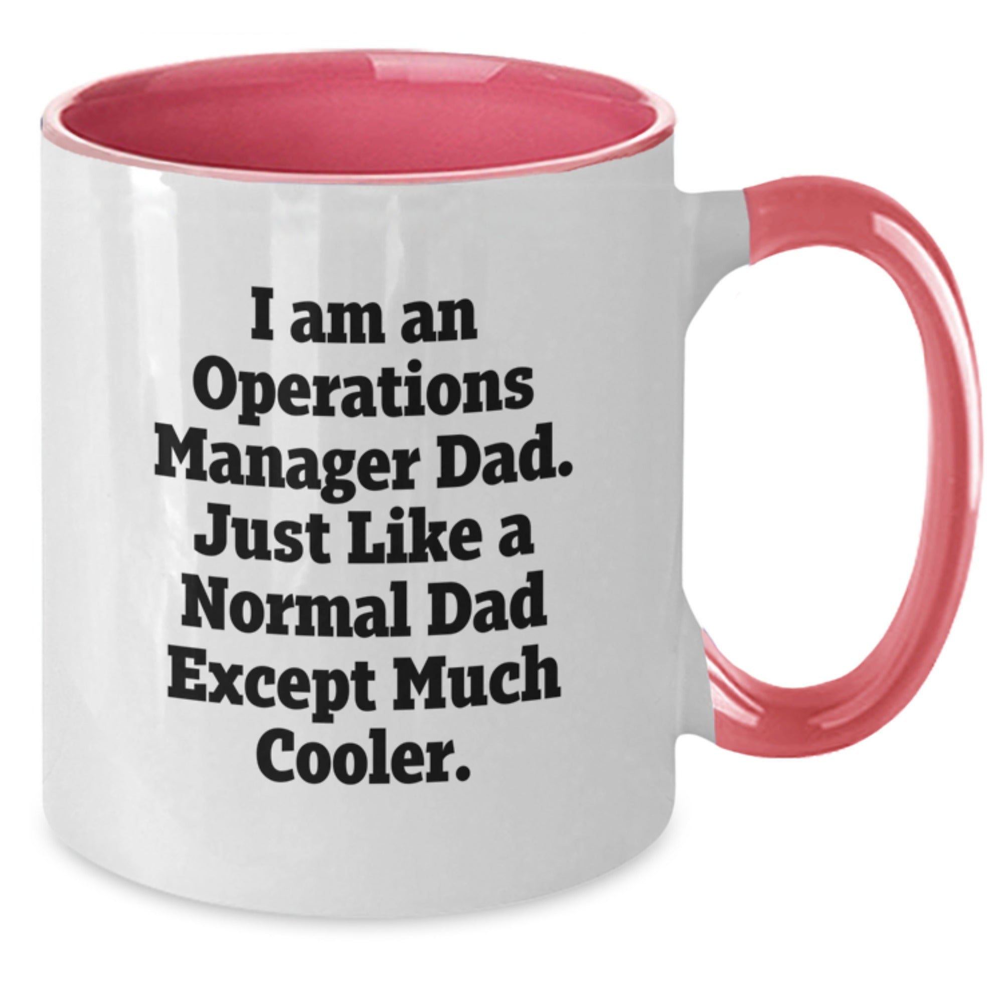 Funny Operations Manager Two Tone Coffee Mug Gifts from Men for Him Christmas Unique Presents - Additional
