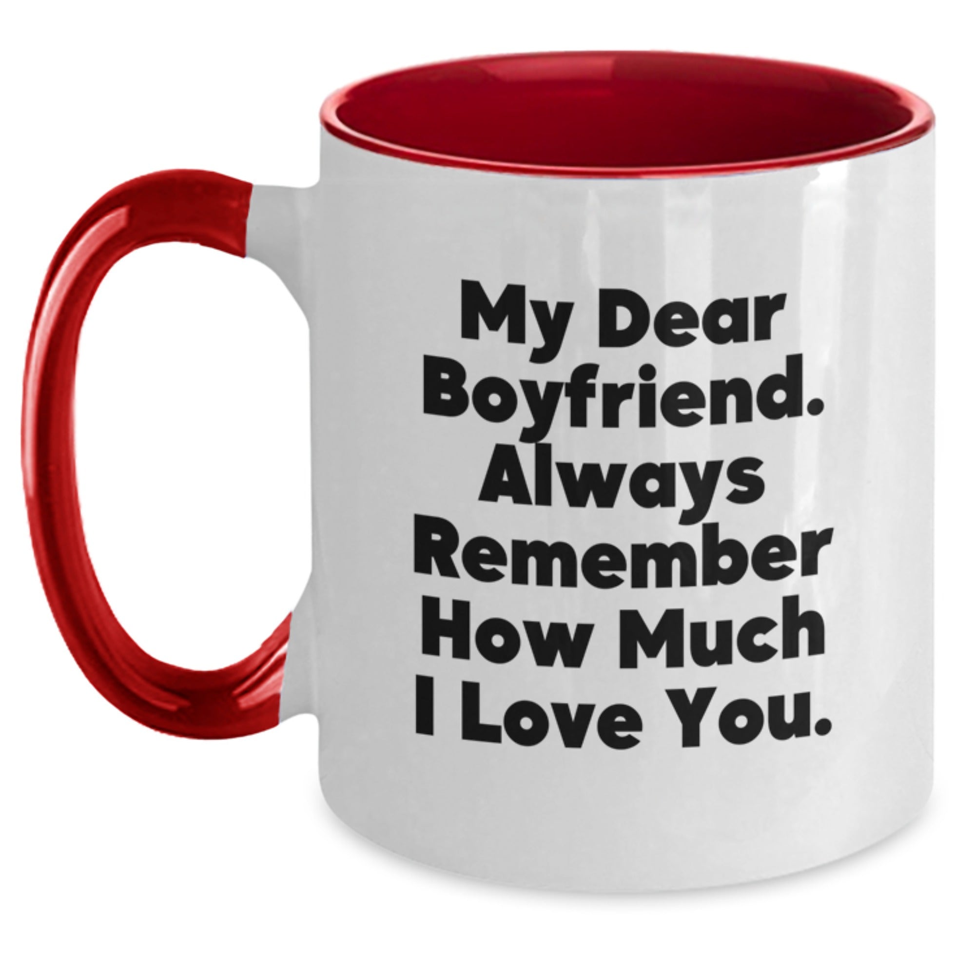 Boyfriend Two Tone Coffee Mug Idea for Coworkers Birthday Gift - Main