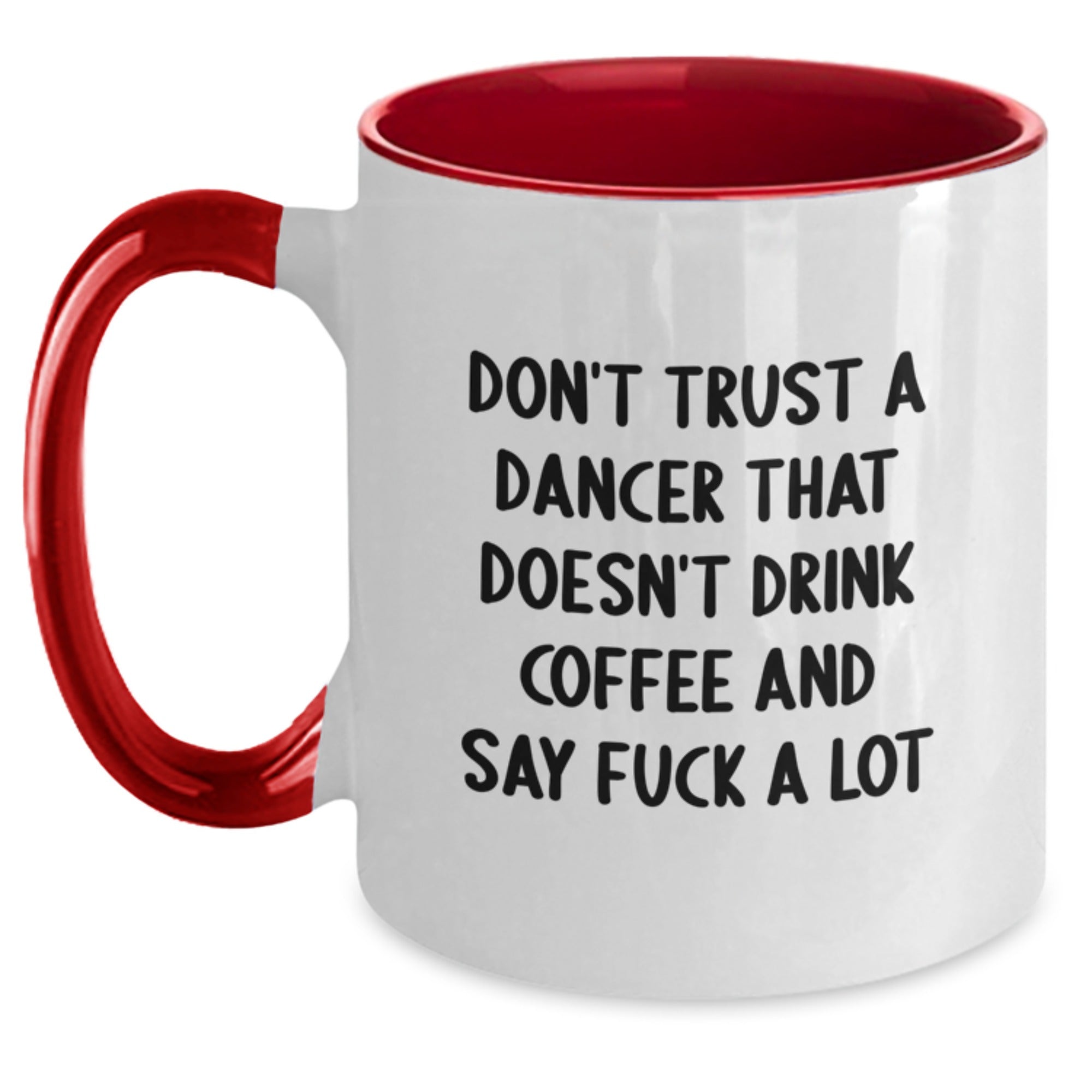 Funny Dancer Gifts from Men to Women Dancers Two Tone Coffee Mug for Graduation Unique Gifts - Main