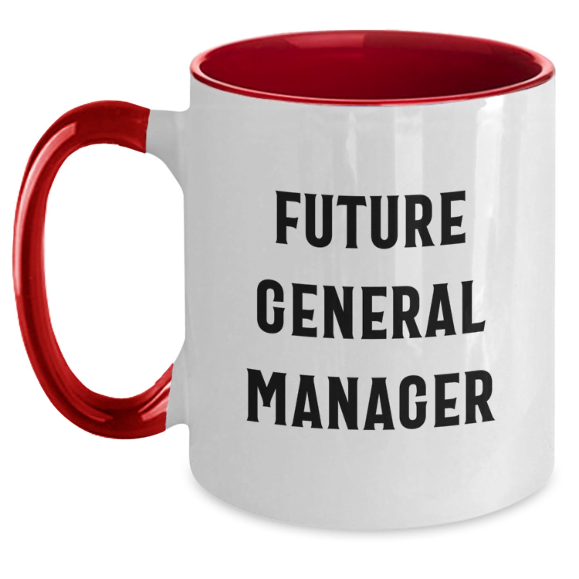 Funny General Manager Gifts for Her, Funny Leadership Quote Two Tone Coffee Mug, Gifts from Women for Birthday, General Manager Mug Gifts for Her - Main