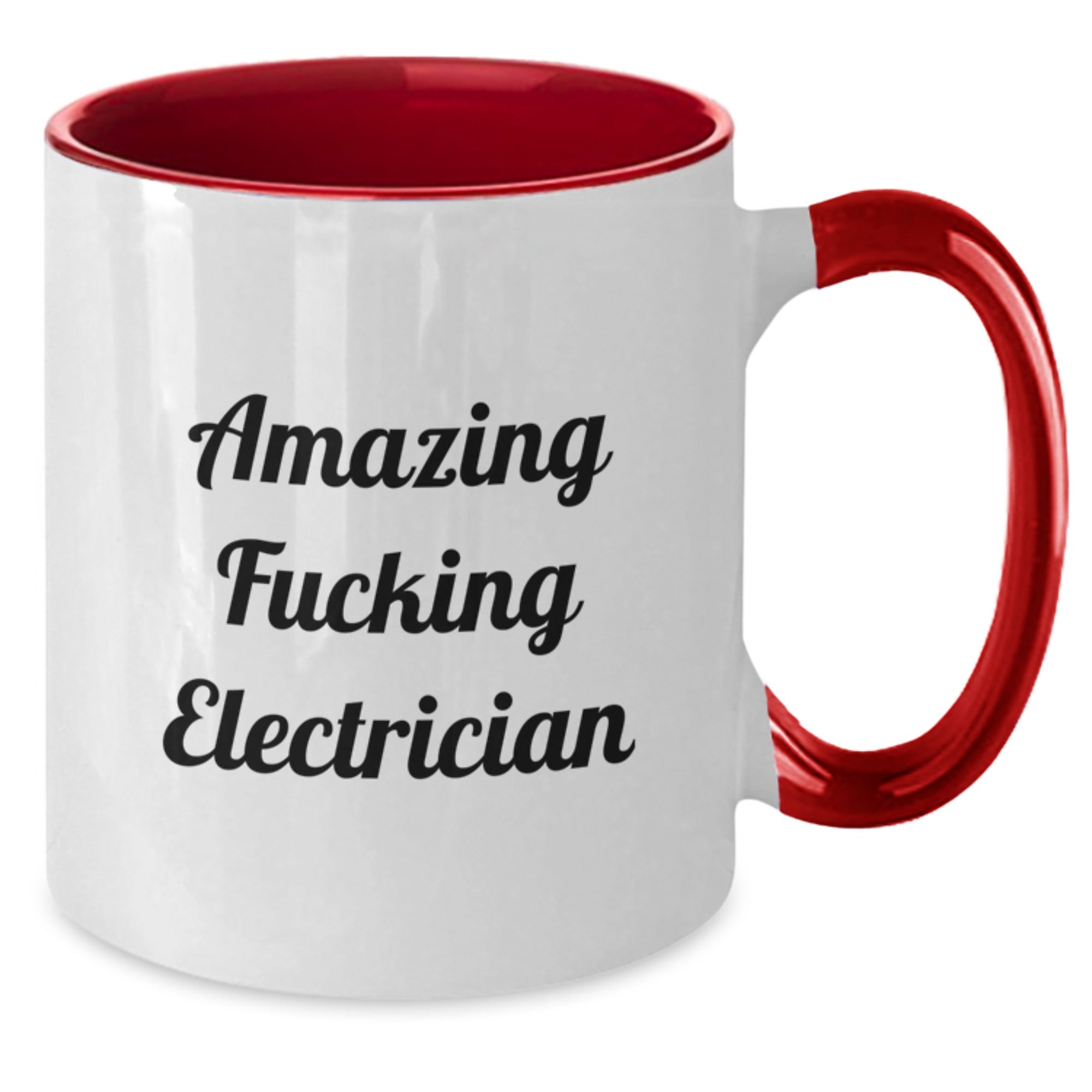 Funny Electrician Gifts for Men, Two Tone Coffee Mug, Unique Christmas Memorable Presents from Friends - Additional