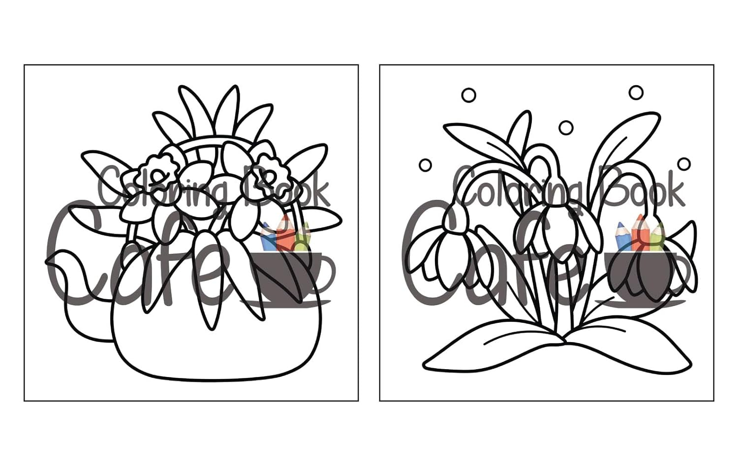 Cozy Spring: Cute Coloring Book for Adults & Teens with Easy and Bold Spring Inspired Designs (Bold and Easy Coloring Books)