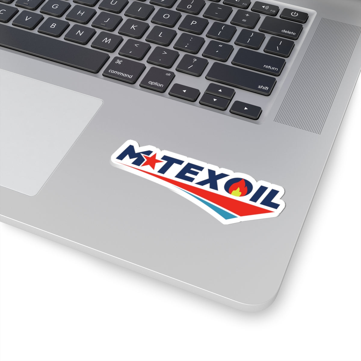 M-TexOil Logo Sticker, Glossy Kiss-Cut Vinyl Decal, 4 Sizes