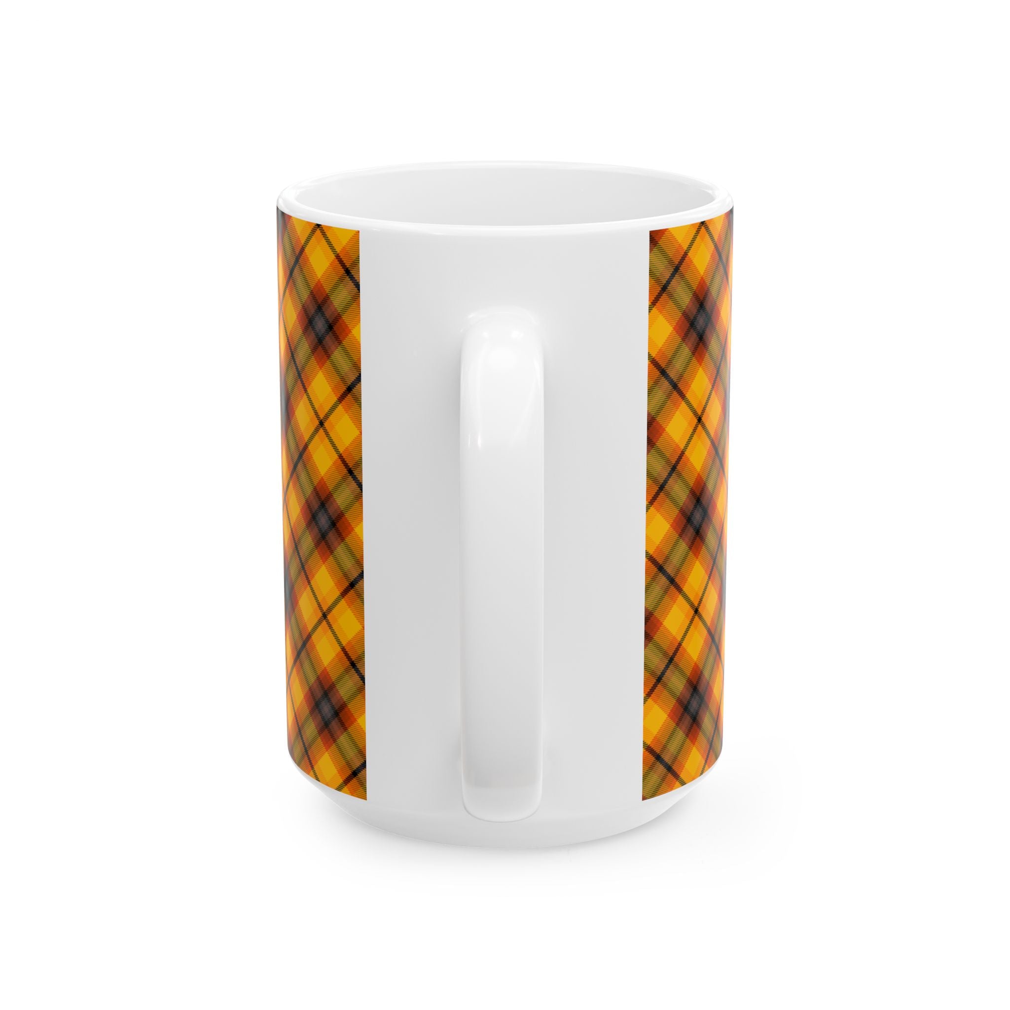 Plaid Ceramic Mug - Cozy and Stylish Drinkware for Every Occasion
