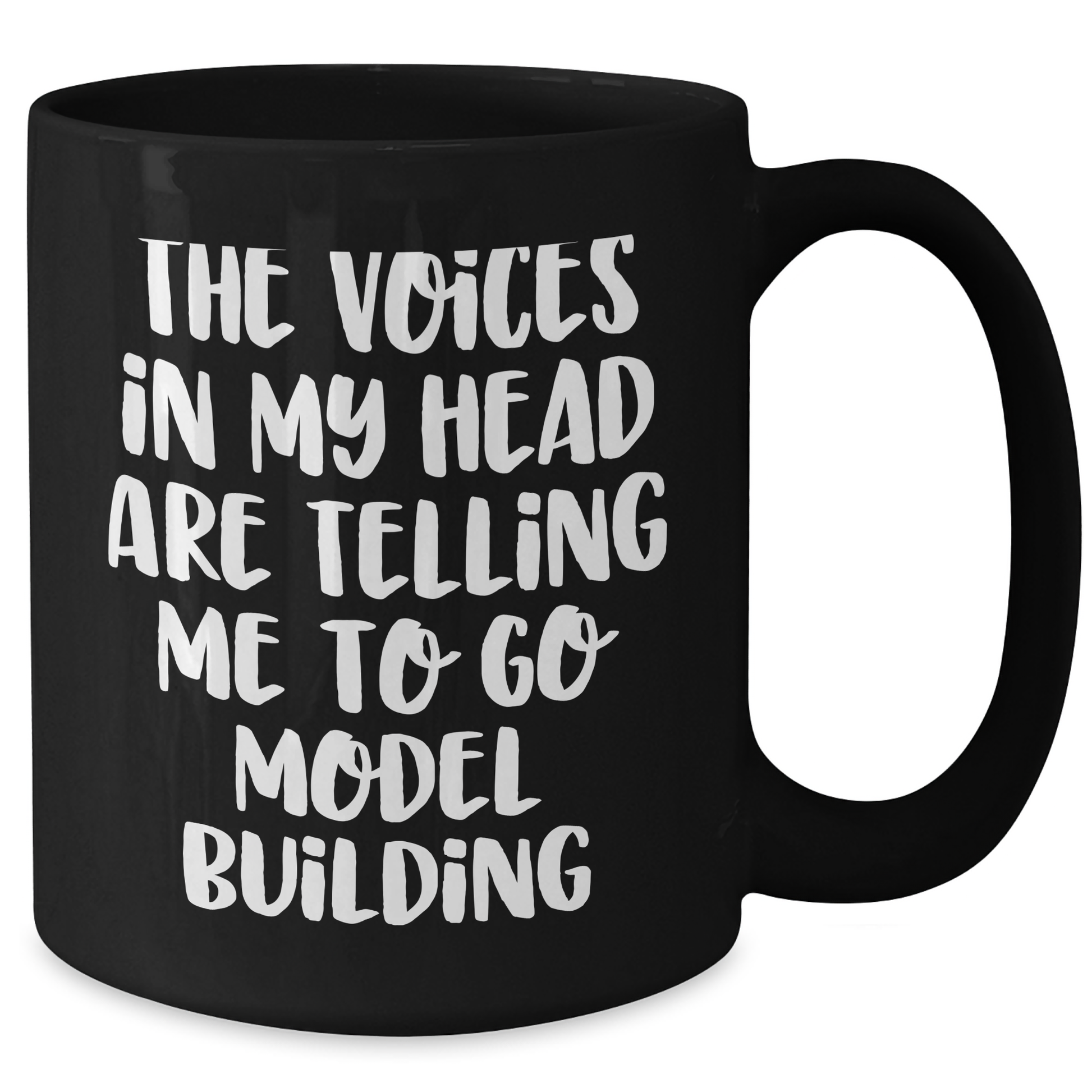 Funny Model Building Quote Gifts for Mom, Unique Black Coffee Mug from Friends, Perfect for Mother's Day - Additional