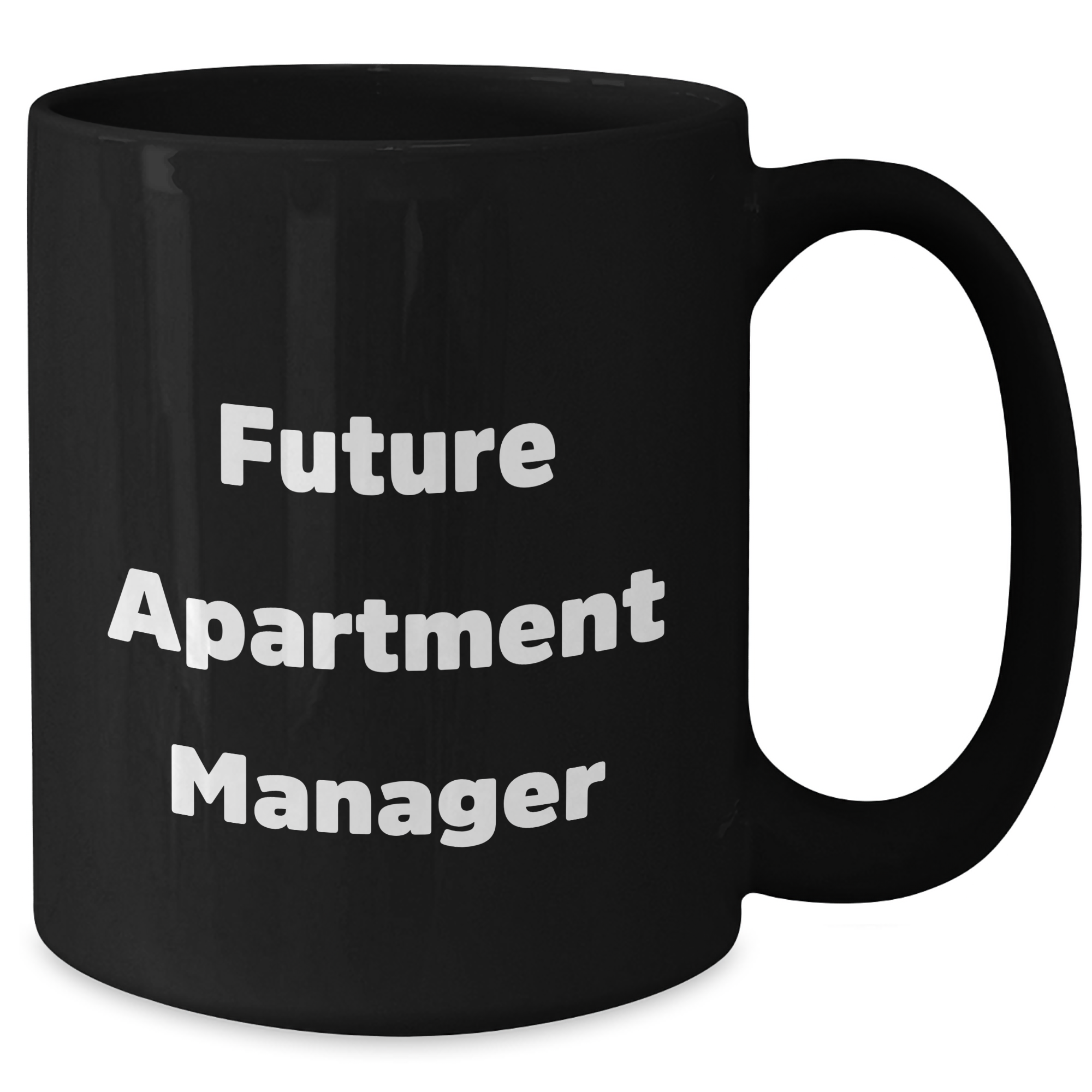 Funny Future Apartment Manager Gift, Inspirational 'You're the Best' Quote, Black Coffee Mug for Apartment Manager, Gifts from Family, Unique Mother's Day Unique Gifts - Additional
