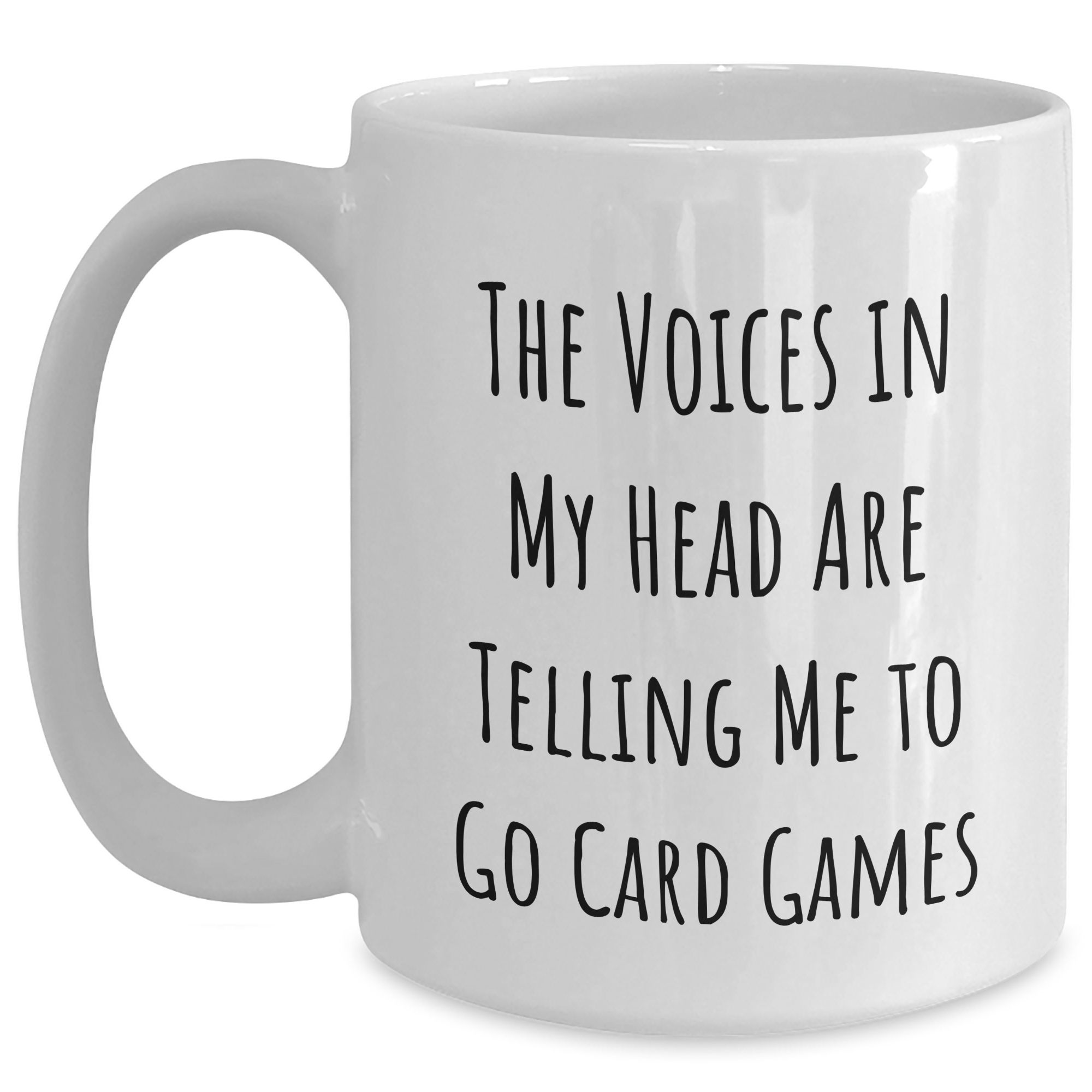 Funny Card Games Gift for Mom's Special Day from Family - White Coffee Mug - Main
