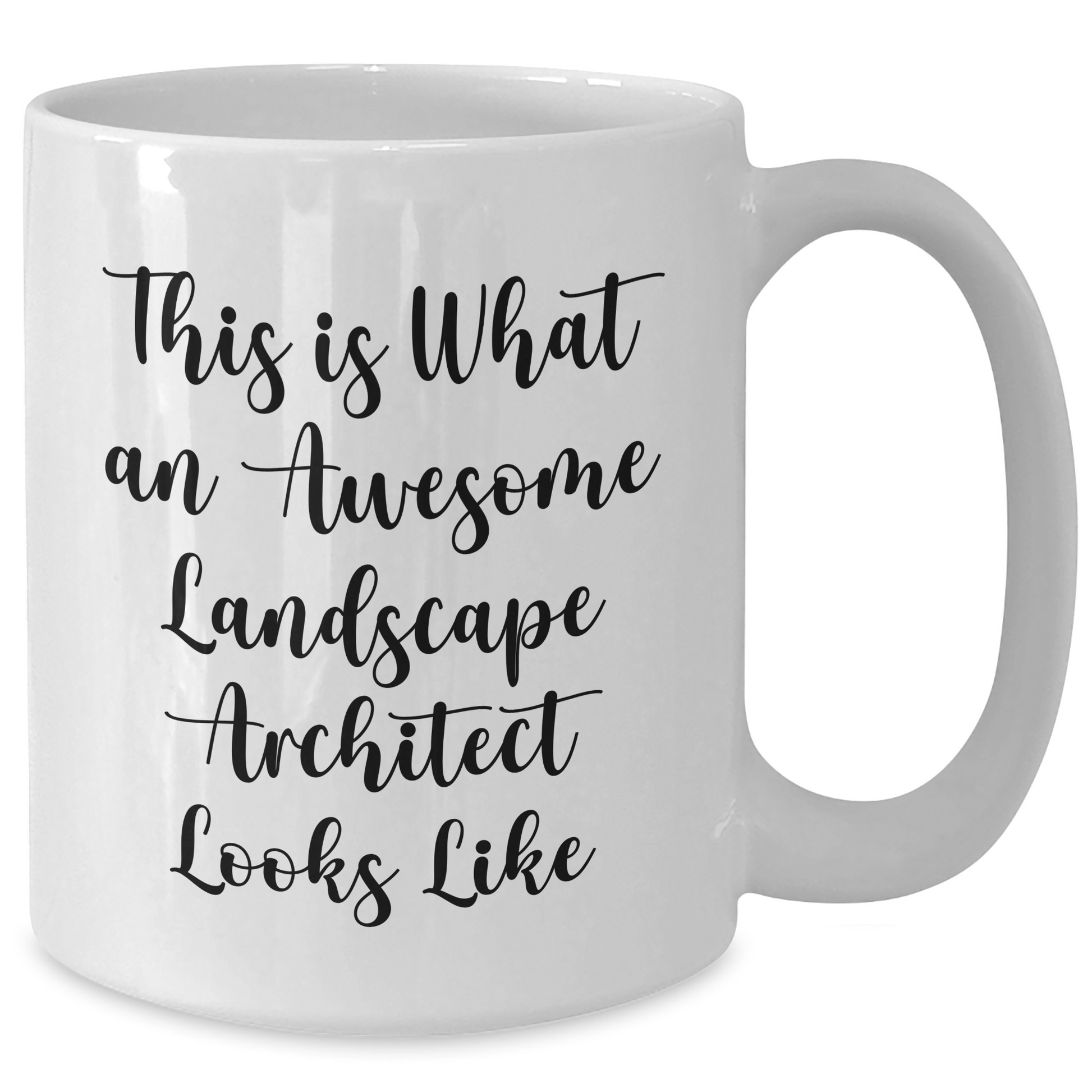 Funny Landscape Architect Gifts from Friends, Awesome White Coffee Mug for Men, 'This Is What An Awesome Landscape Architect Looks Like' Quote on Dad's Father's Day Unique Gifts - Additional