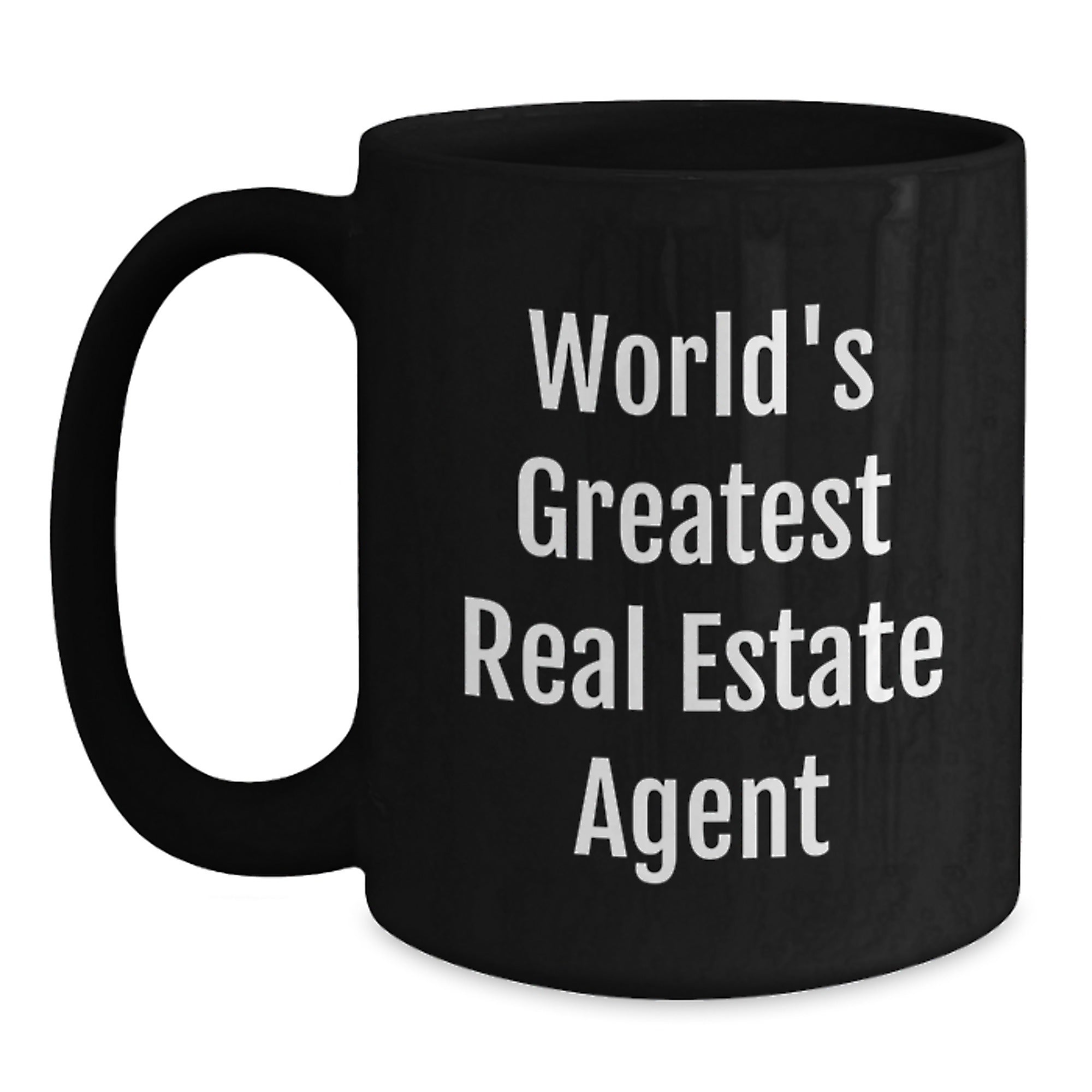 Birthday Gift World's Greatest Real Estate Agent Mug for Her Present - Main