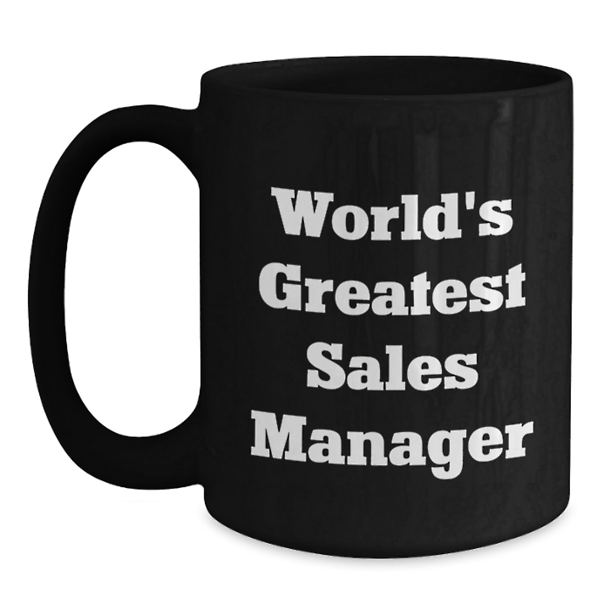 Birthday Gift for Her – World's Greatest Sales Manager Mug Present - Main